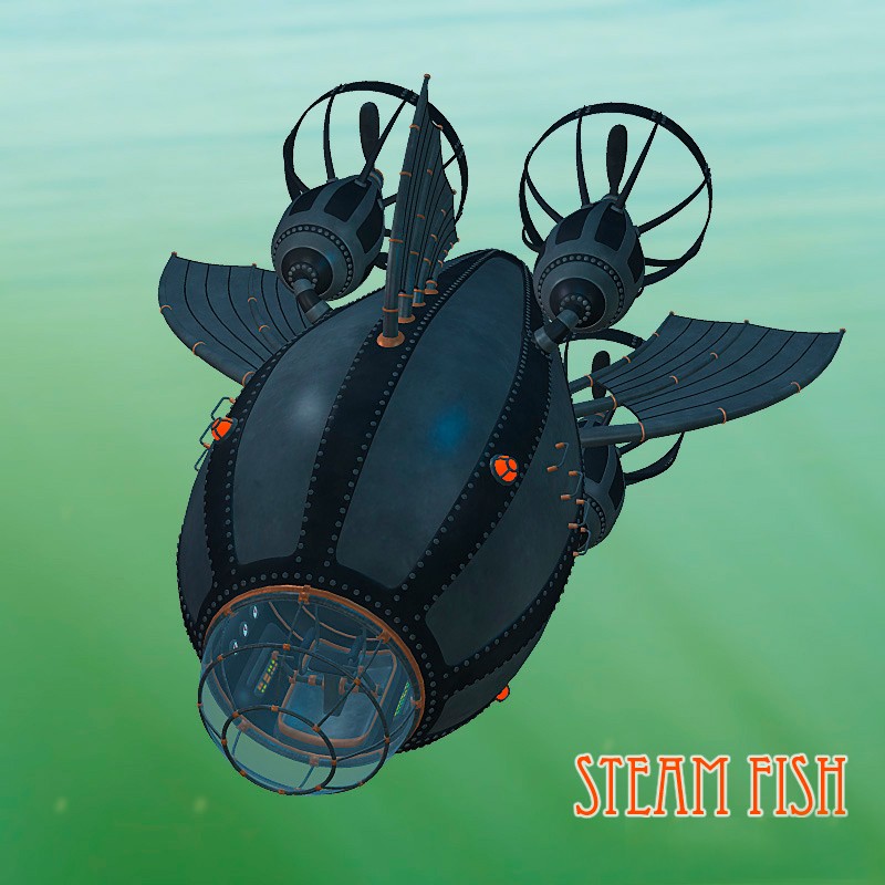 Steam fish for Daz Studio by N/A