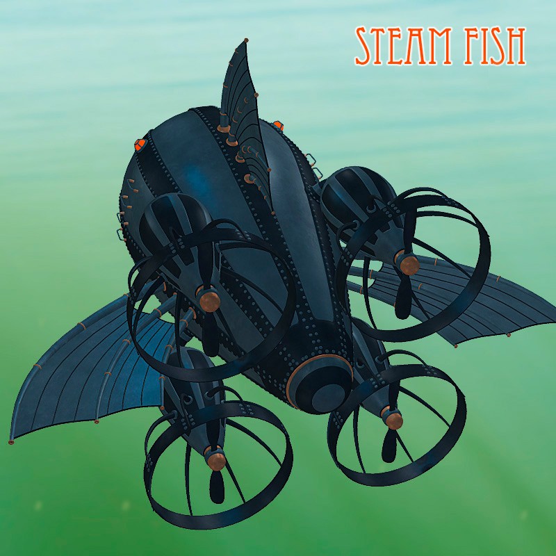 Steam fish for Daz Studio by N/A
