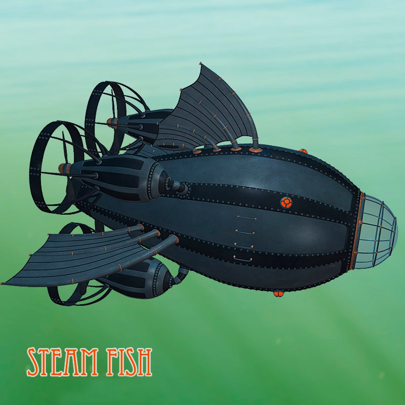 Steam fish for Daz Studio by N/A