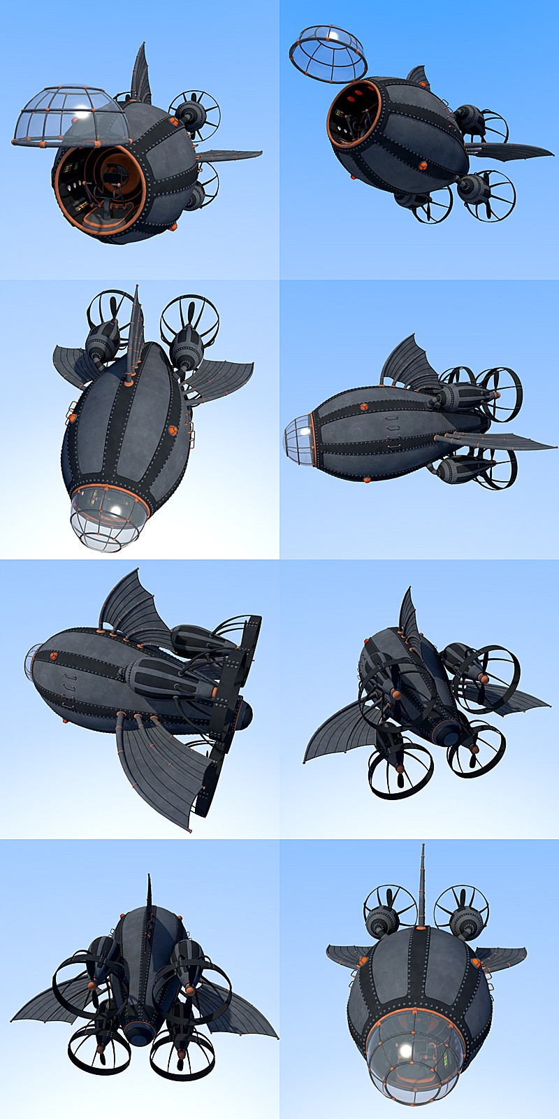 Steam fish for Daz Studio by N/A