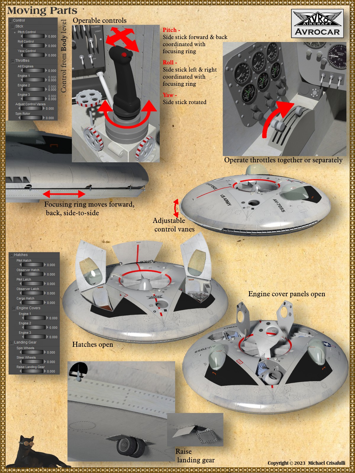 VZ-9 Avrocar Flying Saucer by N/A