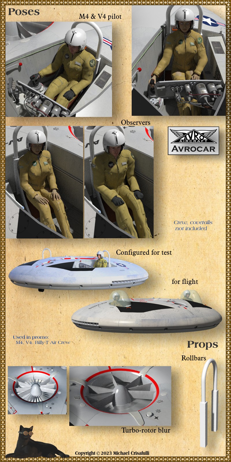 VZ-9 Avrocar Flying Saucer by N/A