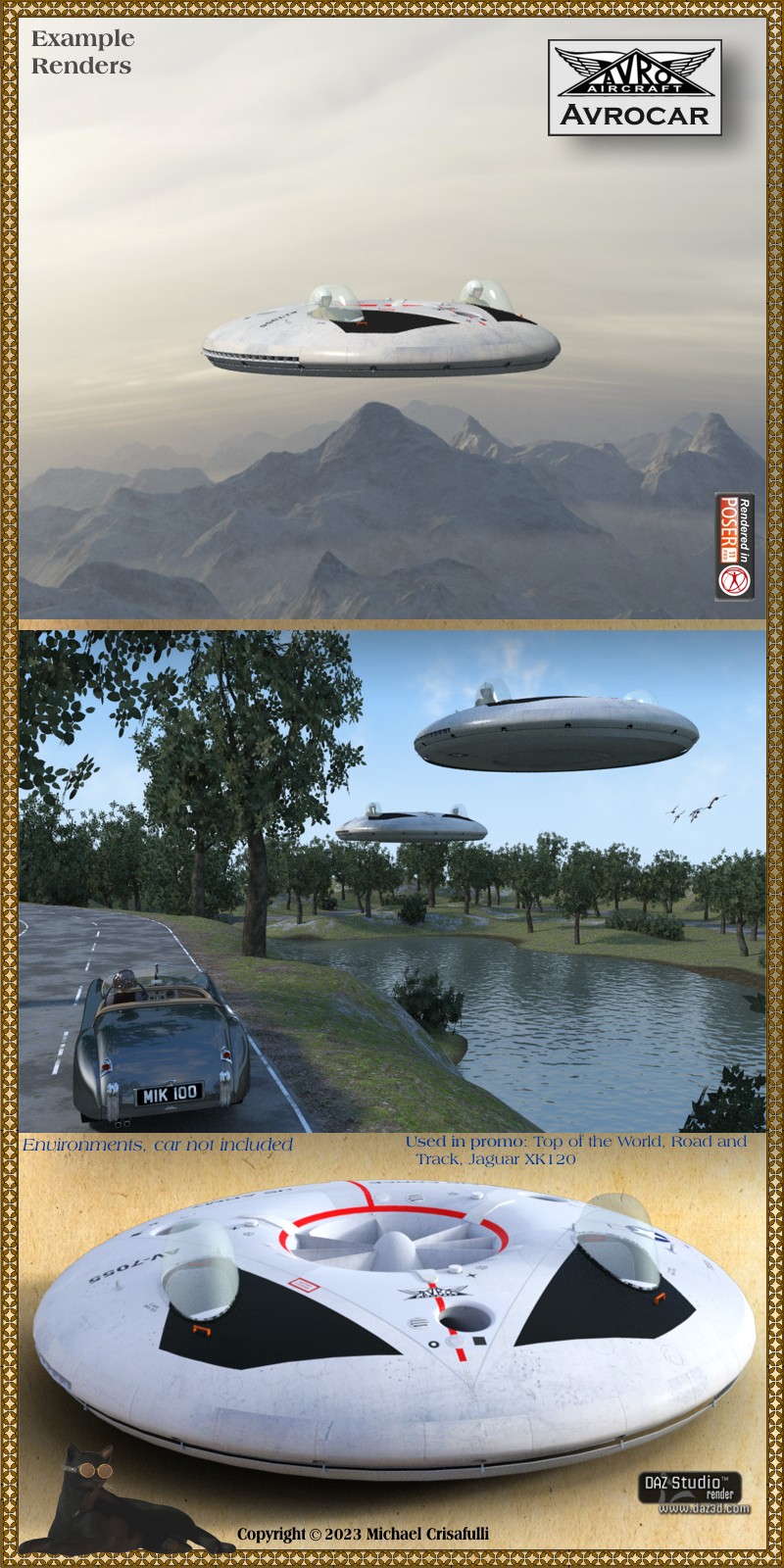 VZ-9 Avrocar Flying Saucer by N/A