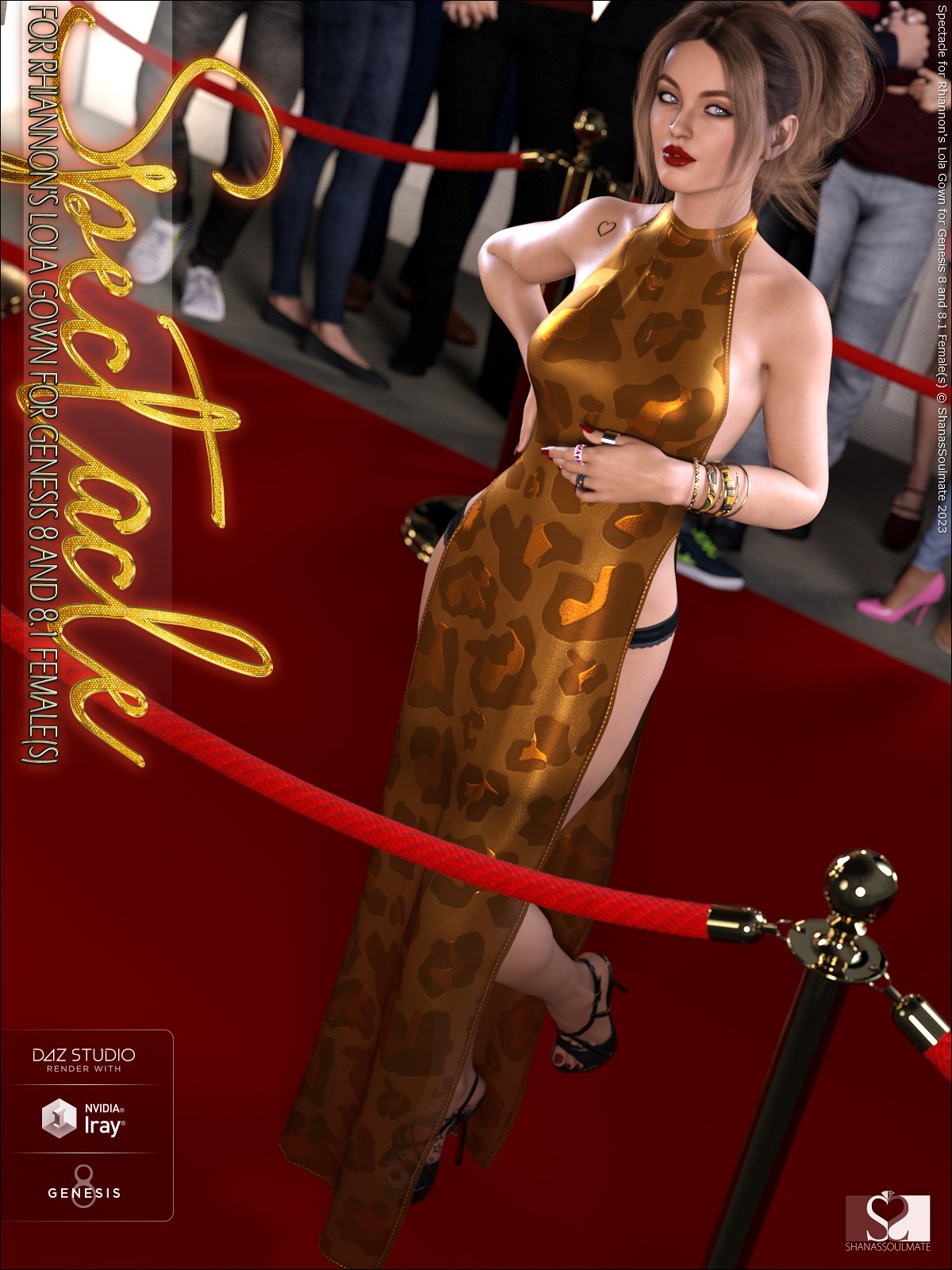 Spectacle for Lola Gown for Genesis 8 and 8.1 Female(s) by N/A