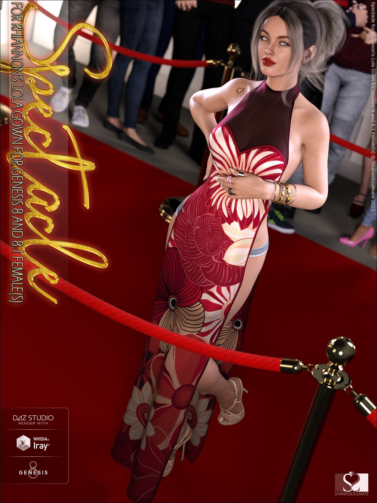 Spectacle for Lola Gown for Genesis 8 and 8.1 Female(s) by N/A