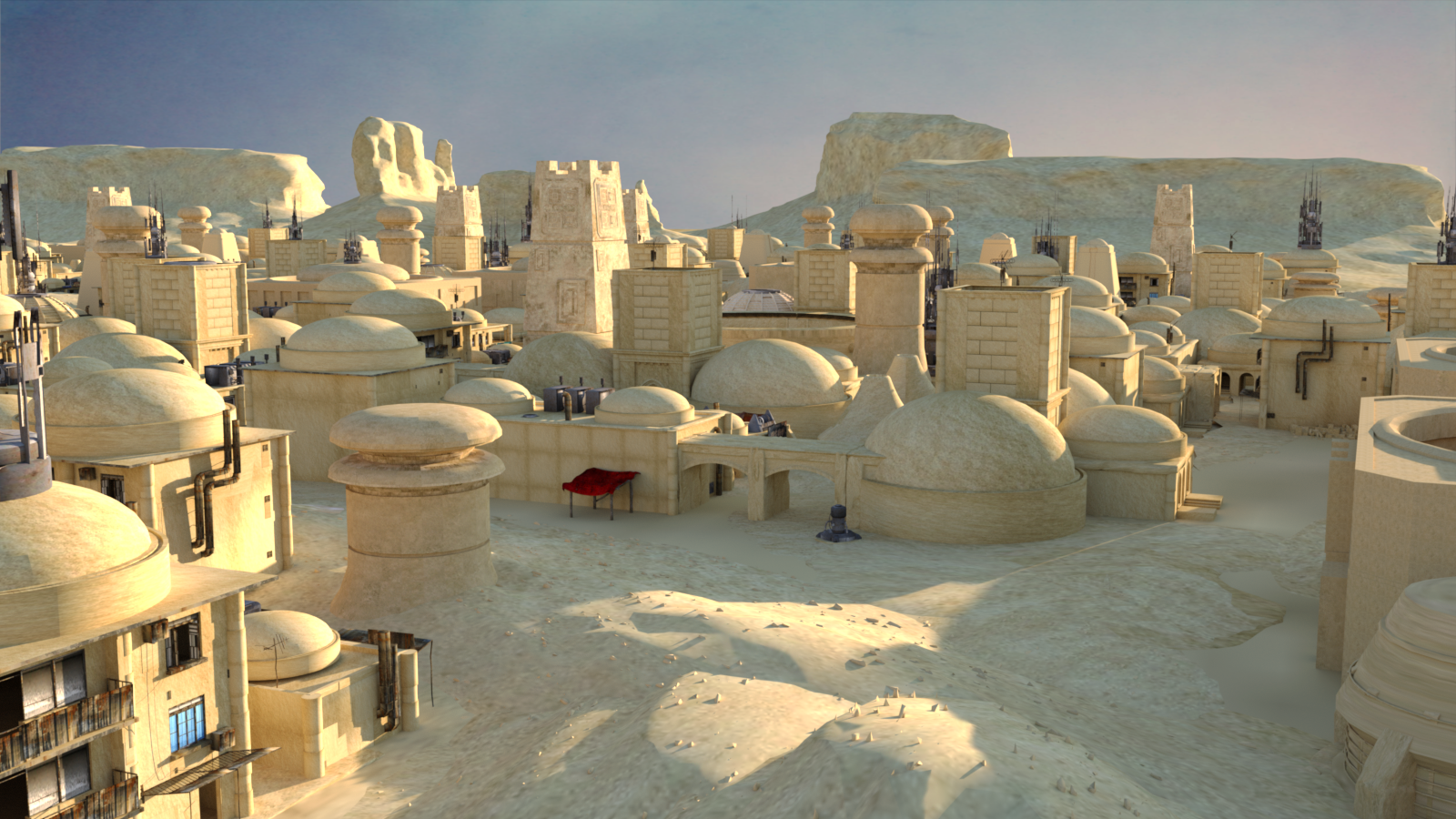 Desert Spaceport for DAZ by N/A