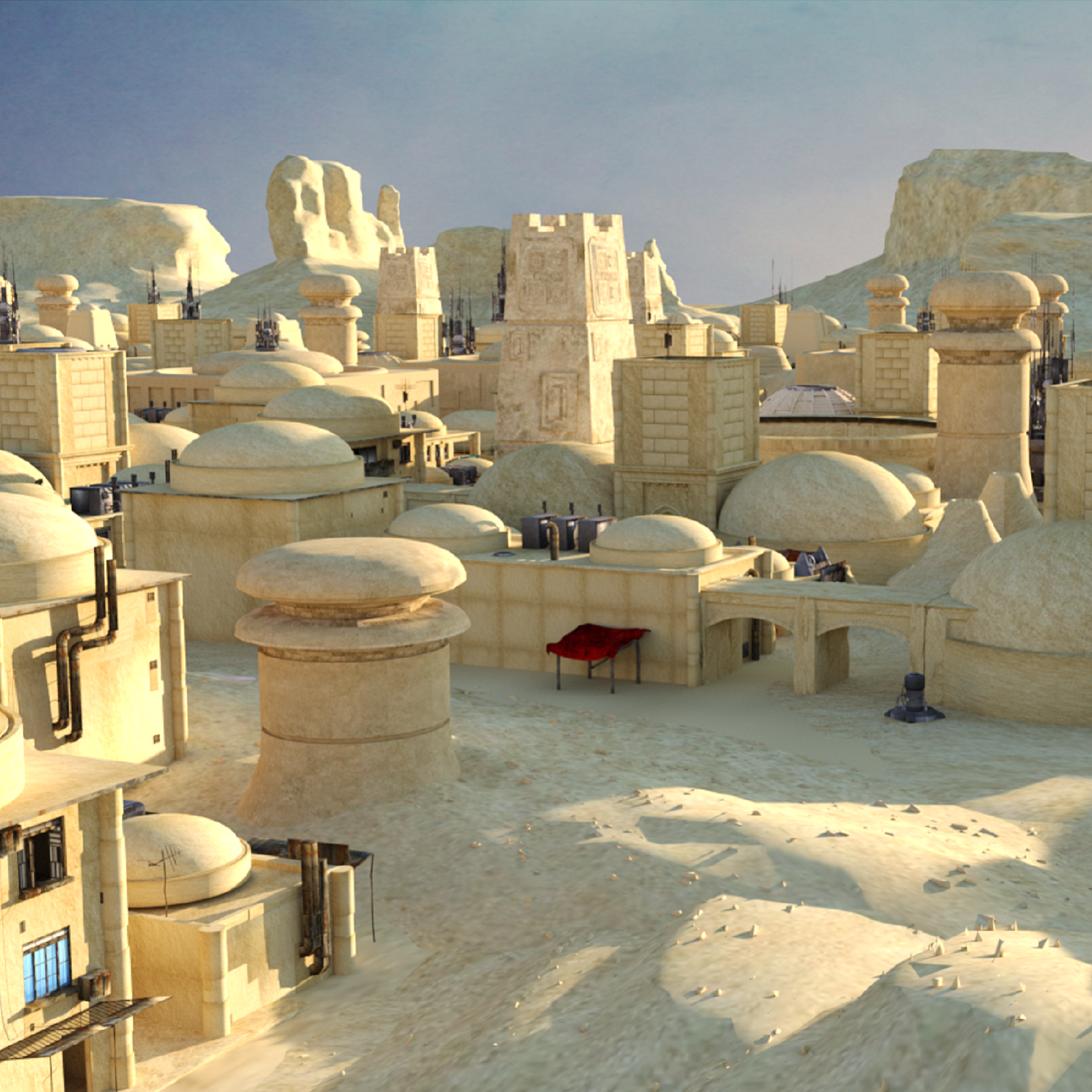 Desert Spaceport for DAZ by N/A