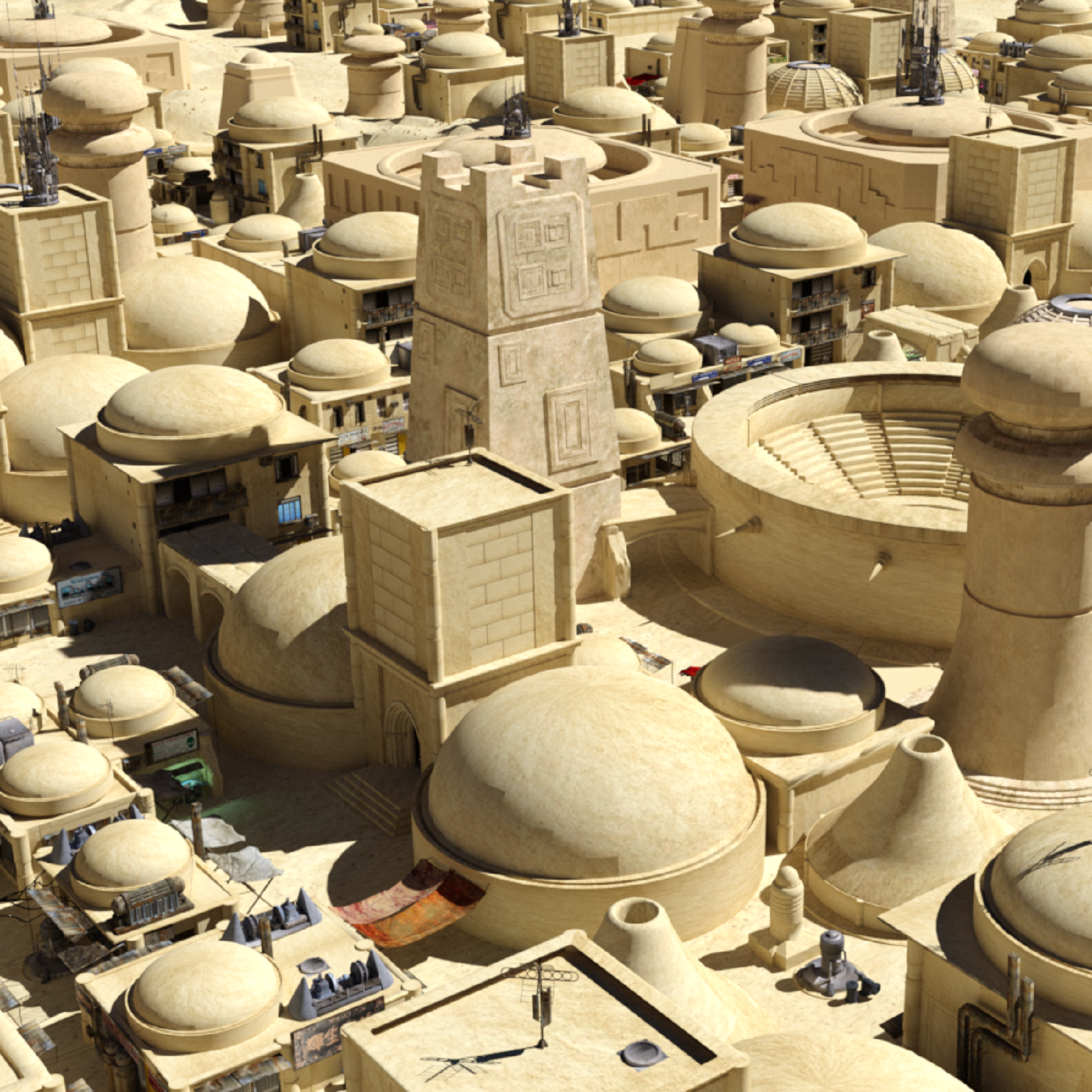 Desert Spaceport for DAZ by N/A
