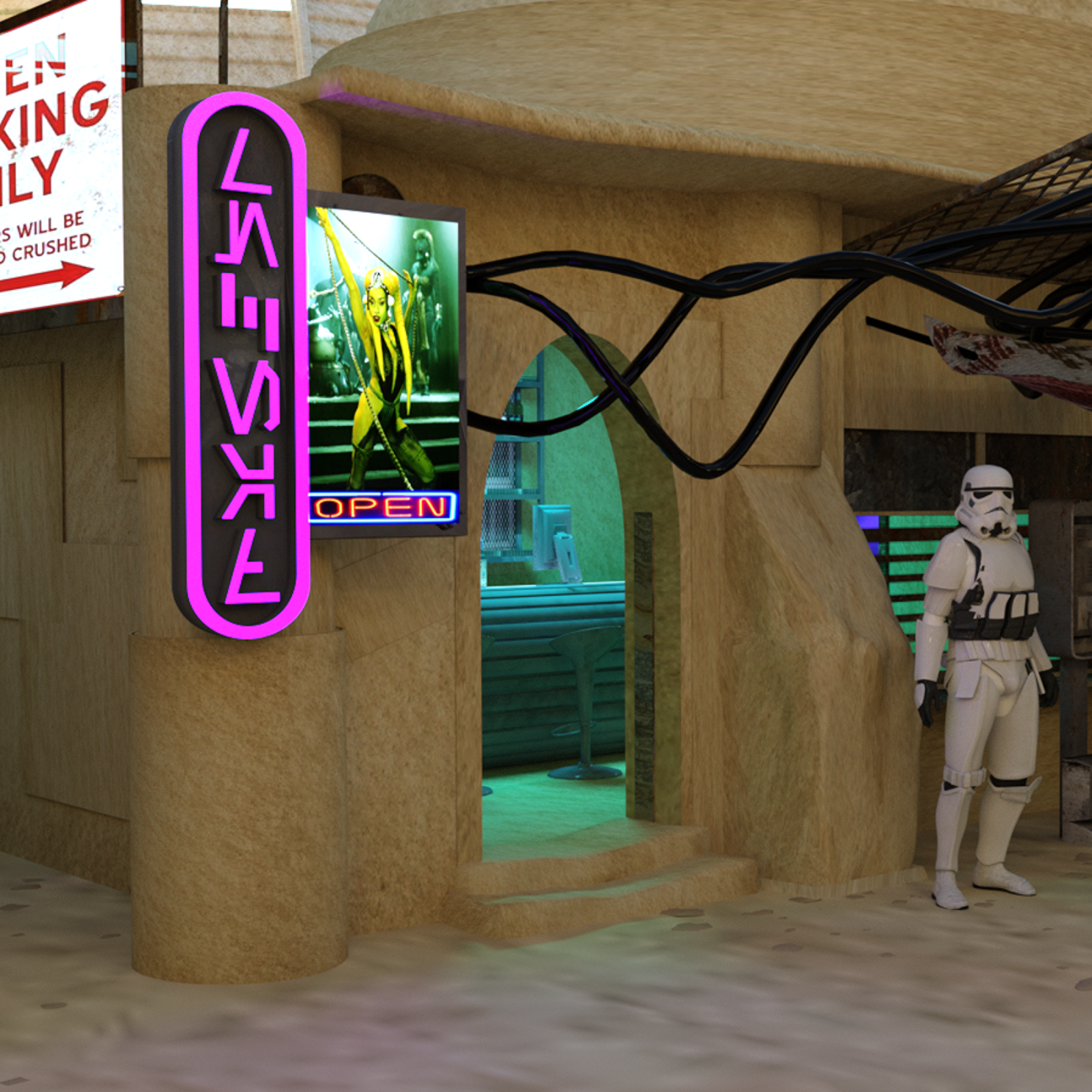 Desert Spaceport for DAZ by N/A