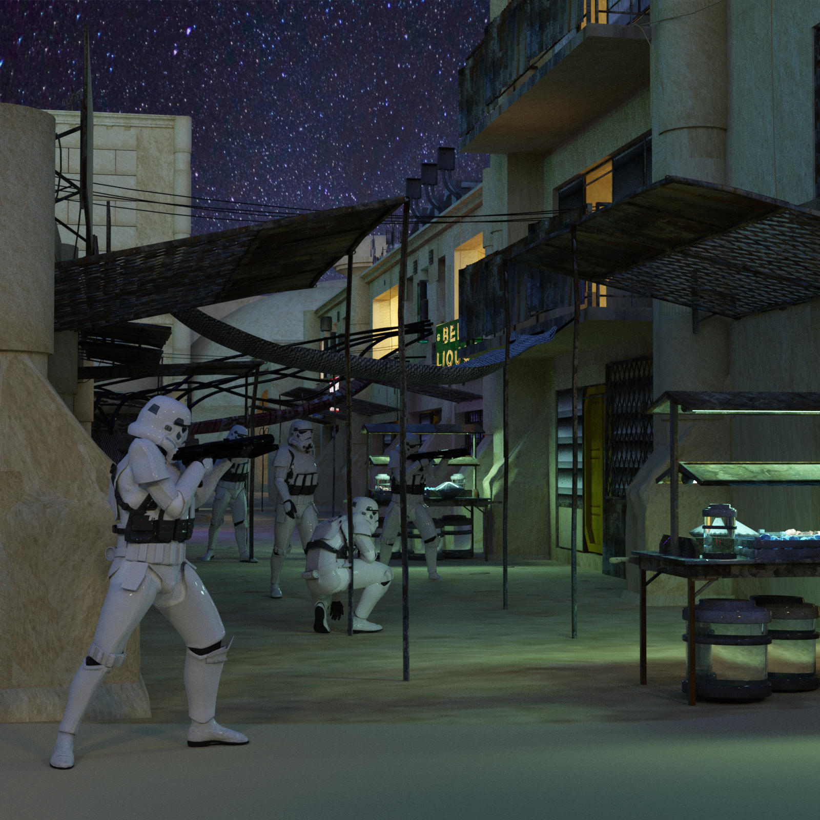 Desert Spaceport for DAZ by N/A