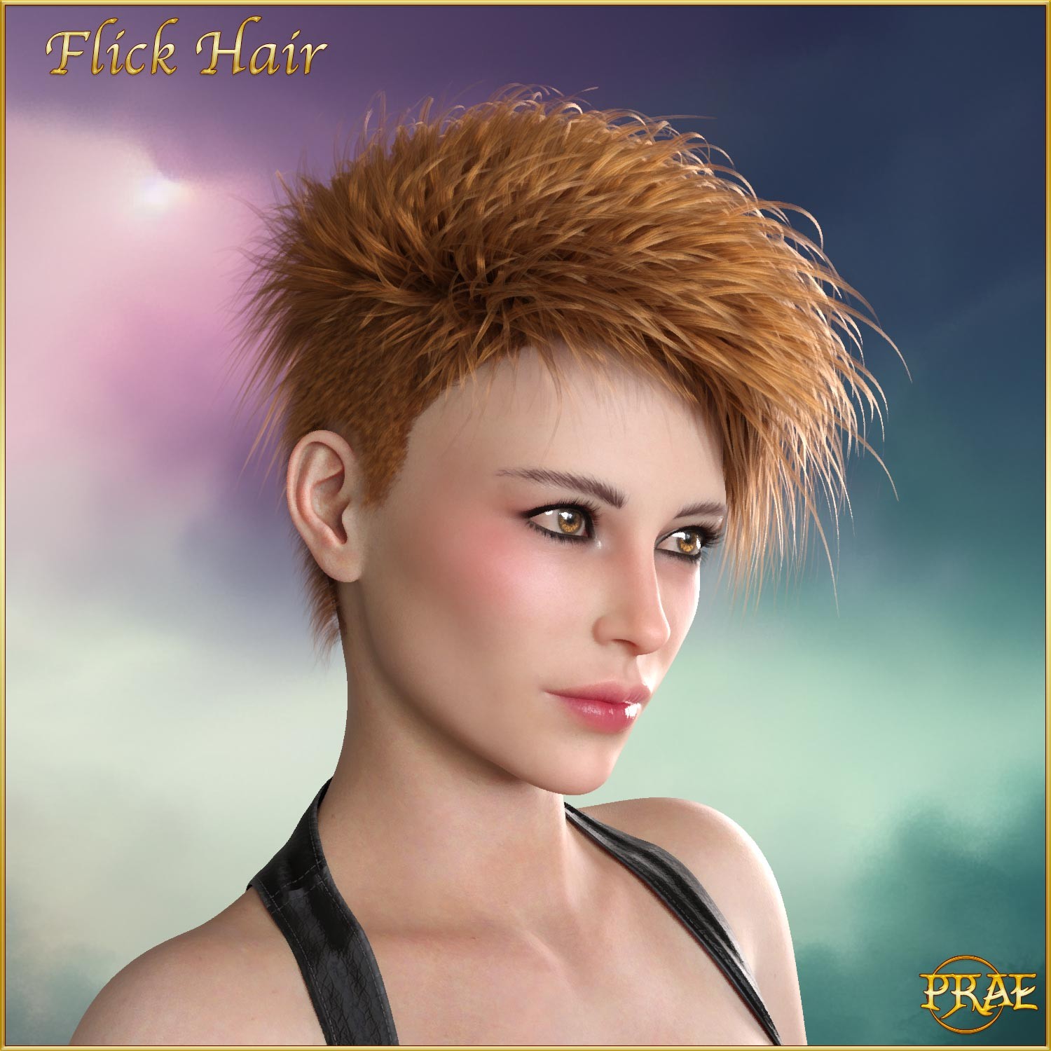 Prae-Flick Hair For G8/G9 Daz by N/A