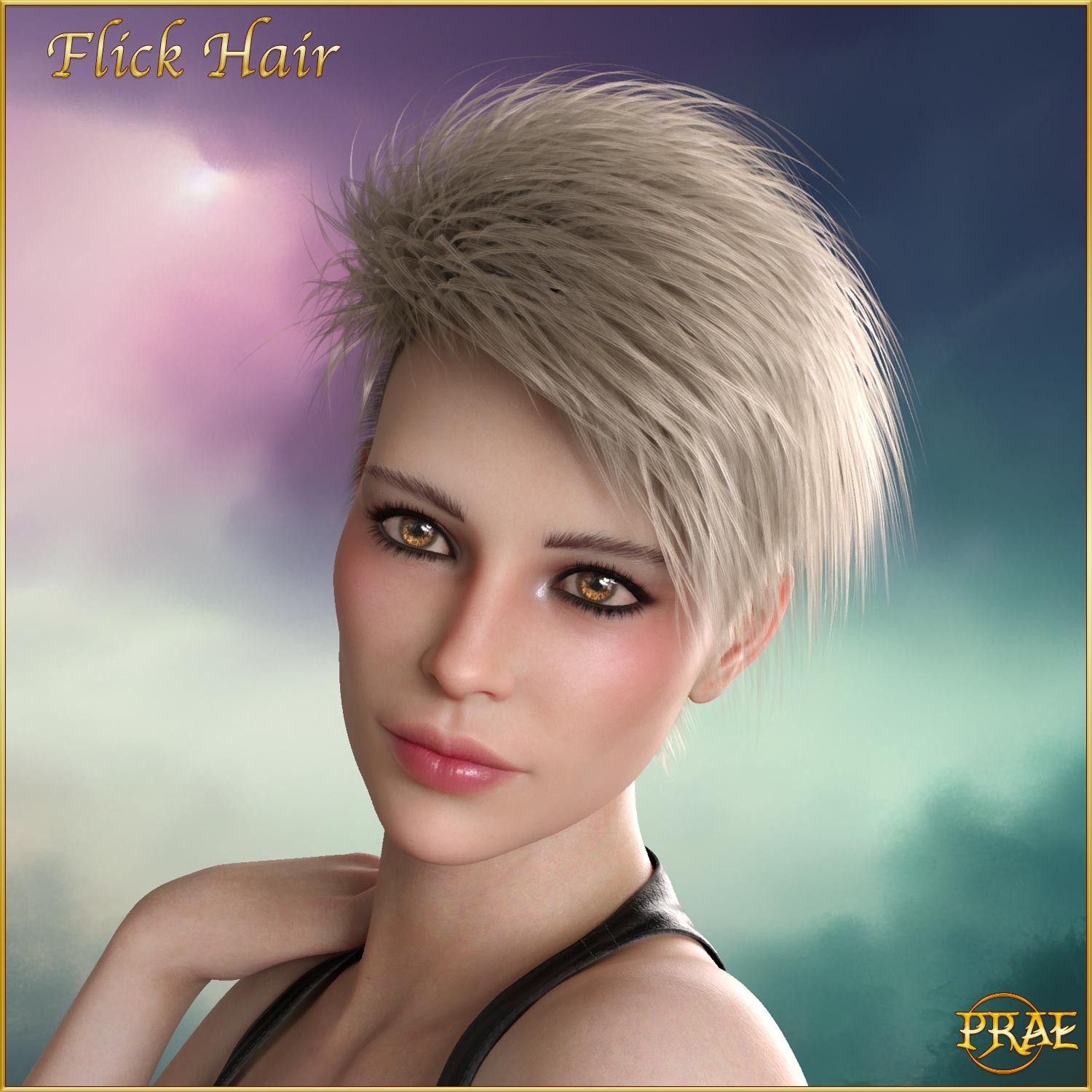 Prae-Flick Hair For G8/G9 Daz by N/A