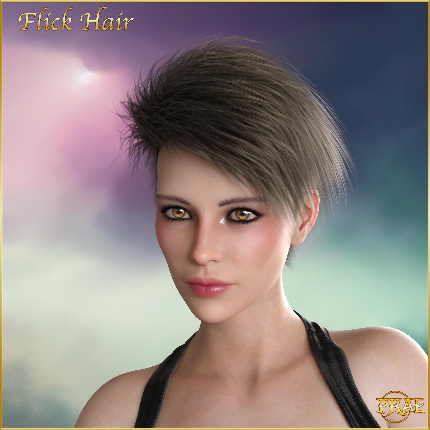 Prae-Flick Hair For G8/G9 Daz by N/A