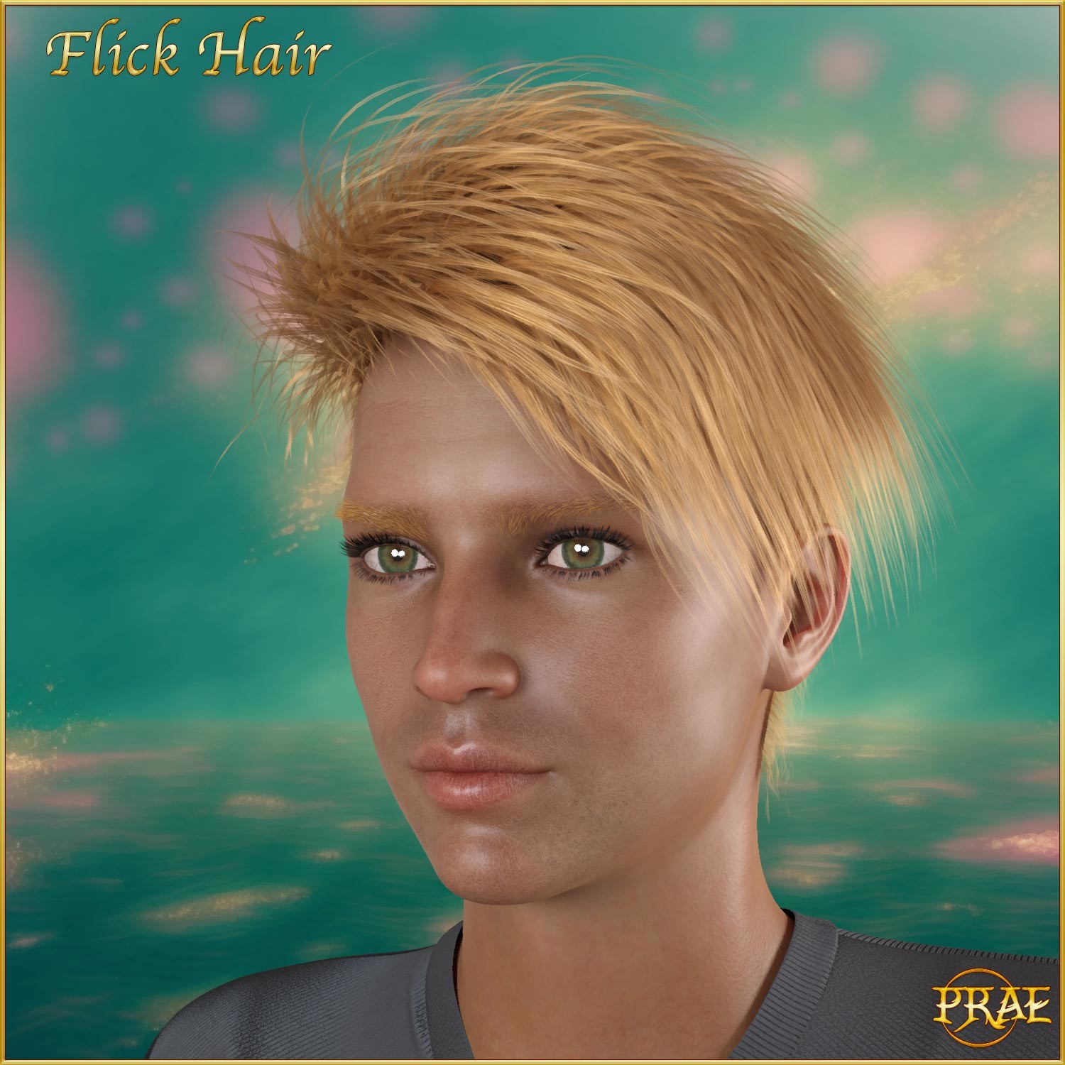 Prae-Flick Hair For G8/G9 Daz by N/A