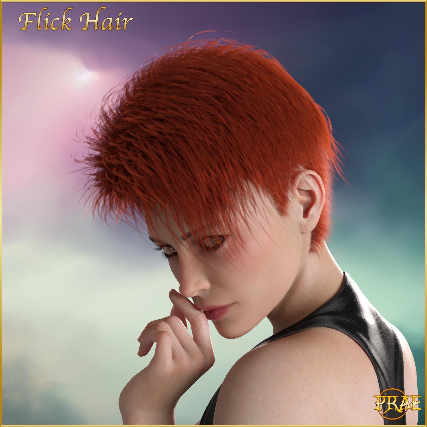 Prae-Flick Hair For G8/G9 Daz by N/A