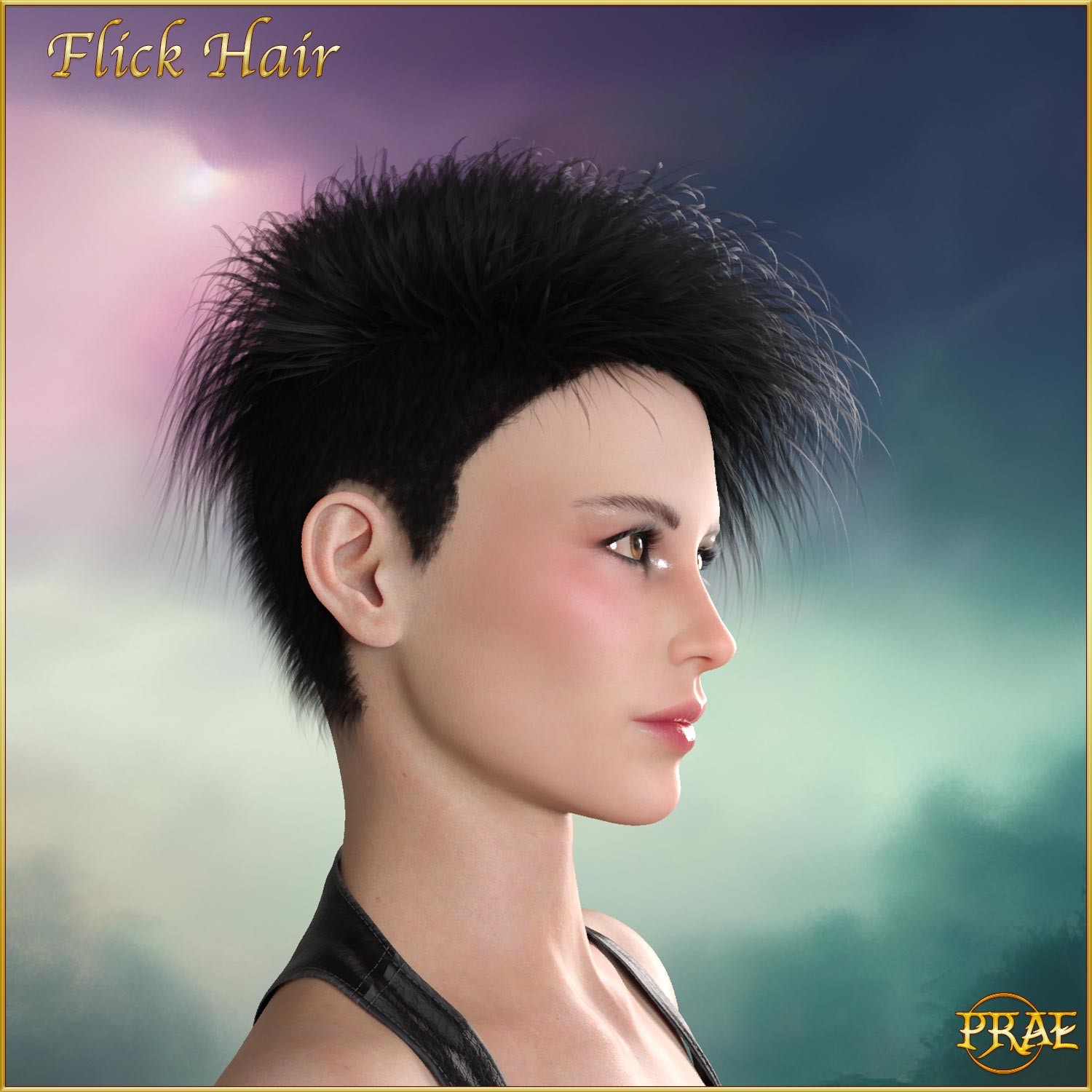 Prae-Flick Hair For G8/G9 Daz by N/A