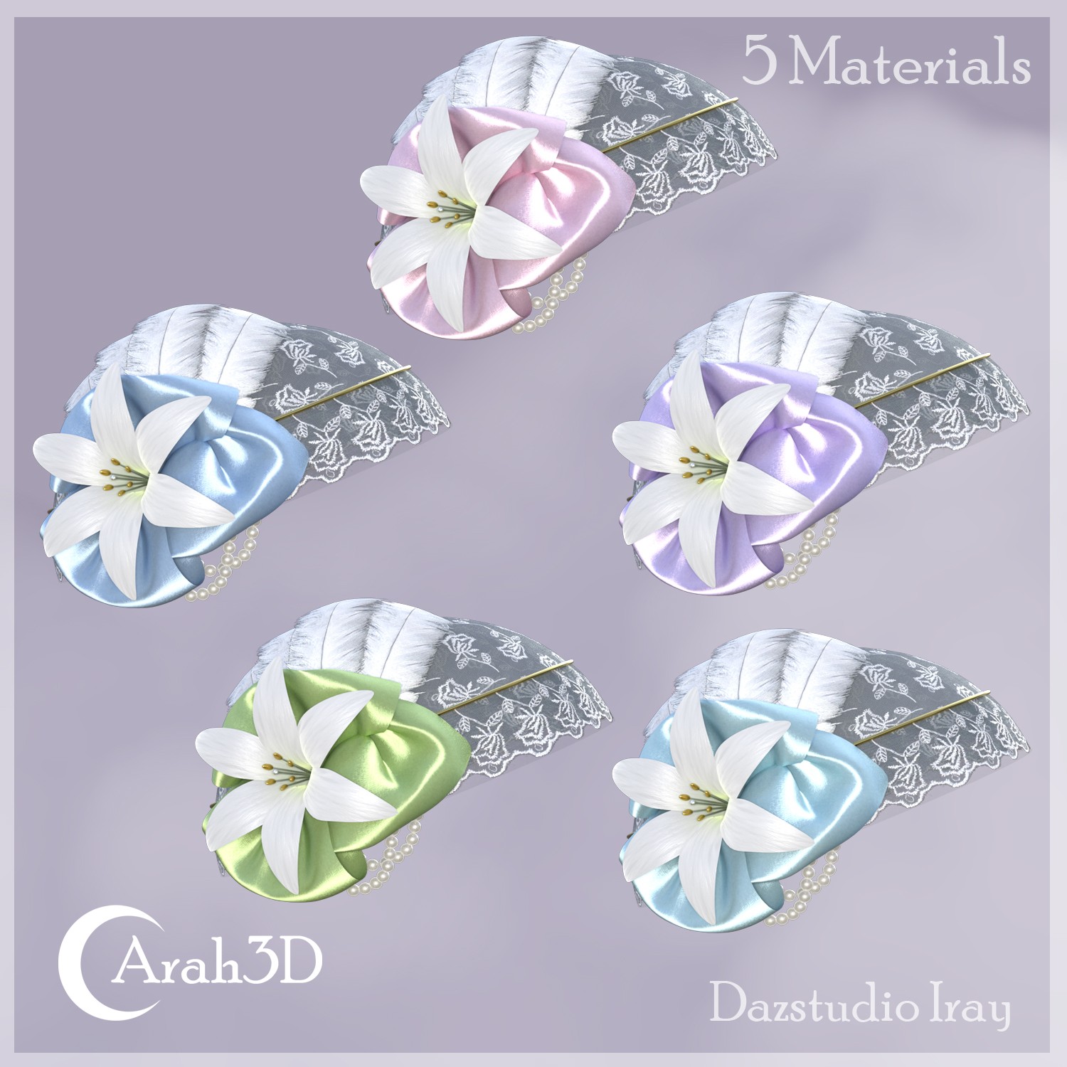 Arah3D Easter Bonnets for G8F and G9 by N/A