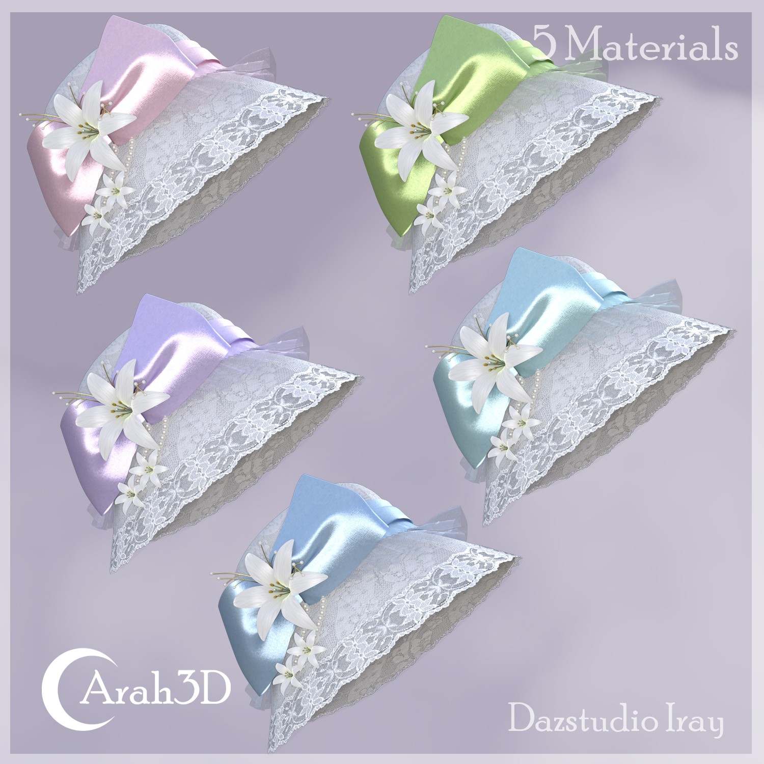 Arah3D Easter Bonnets for G8F and G9 by N/A
