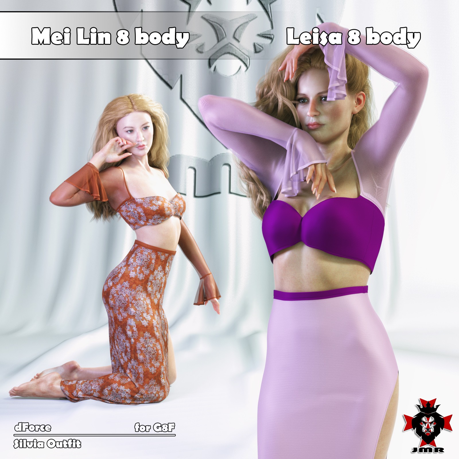 JMR dForce Silvia Outfit for G8F by N/A