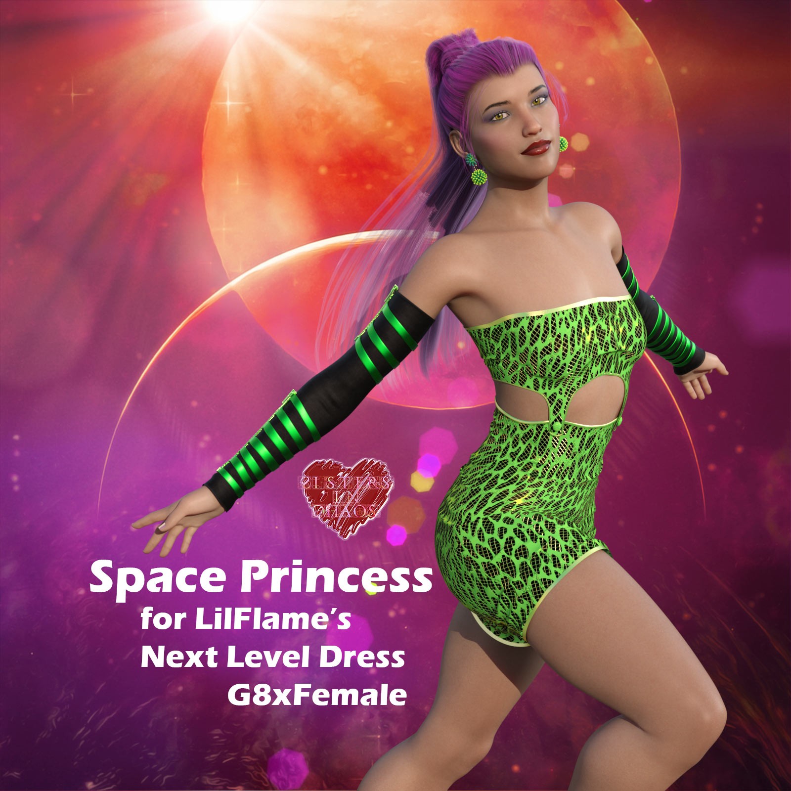 Space Princess for the Next Level Outfit for G8xF by N/A