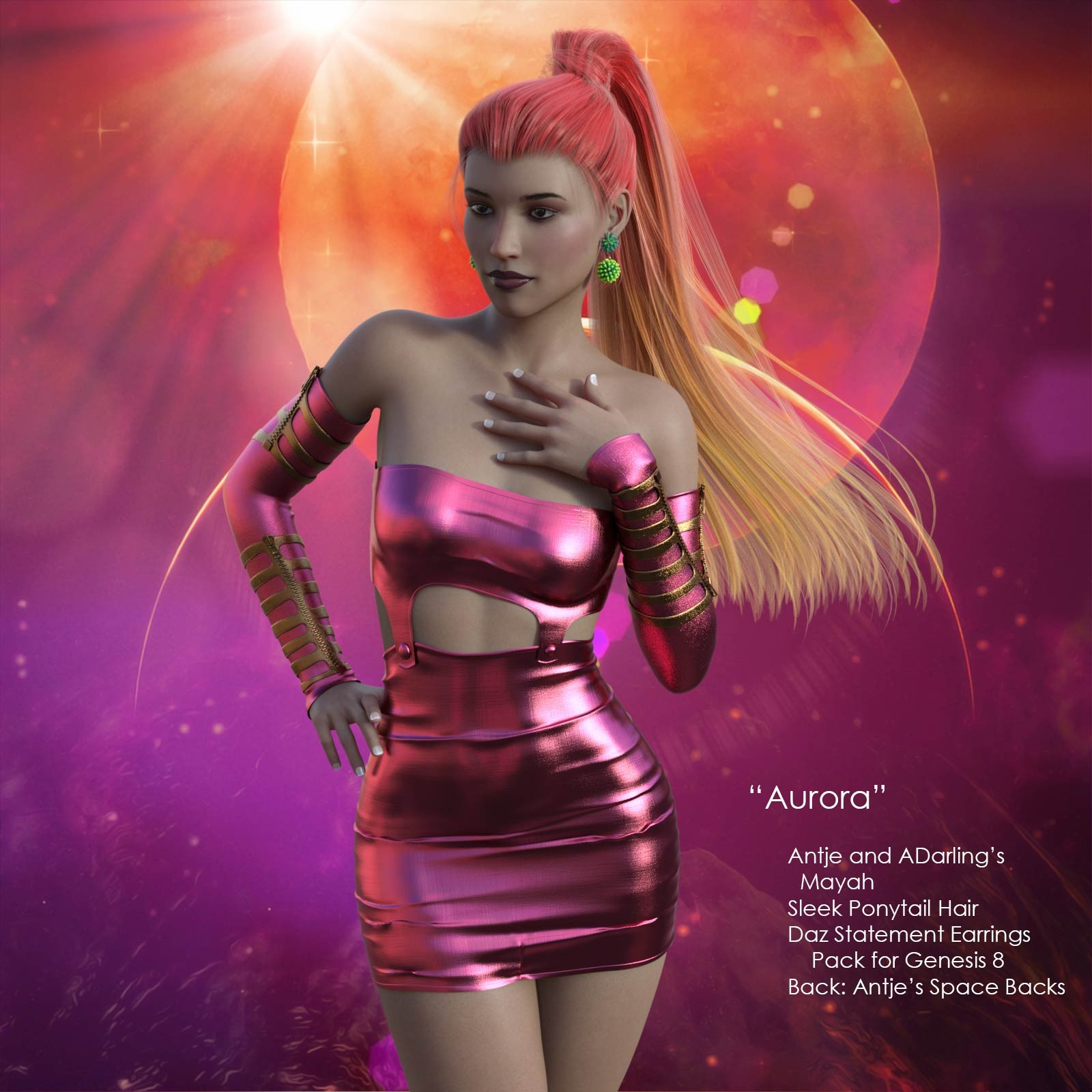 Space Princess for the Next Level Outfit for G8xF by N/A