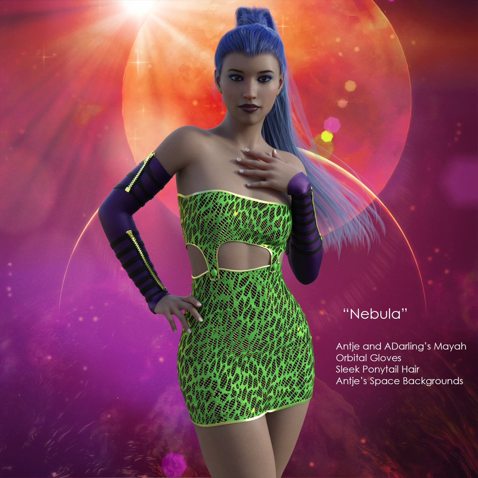 Space Princess for the Next Level Outfit for G8xF by N/A