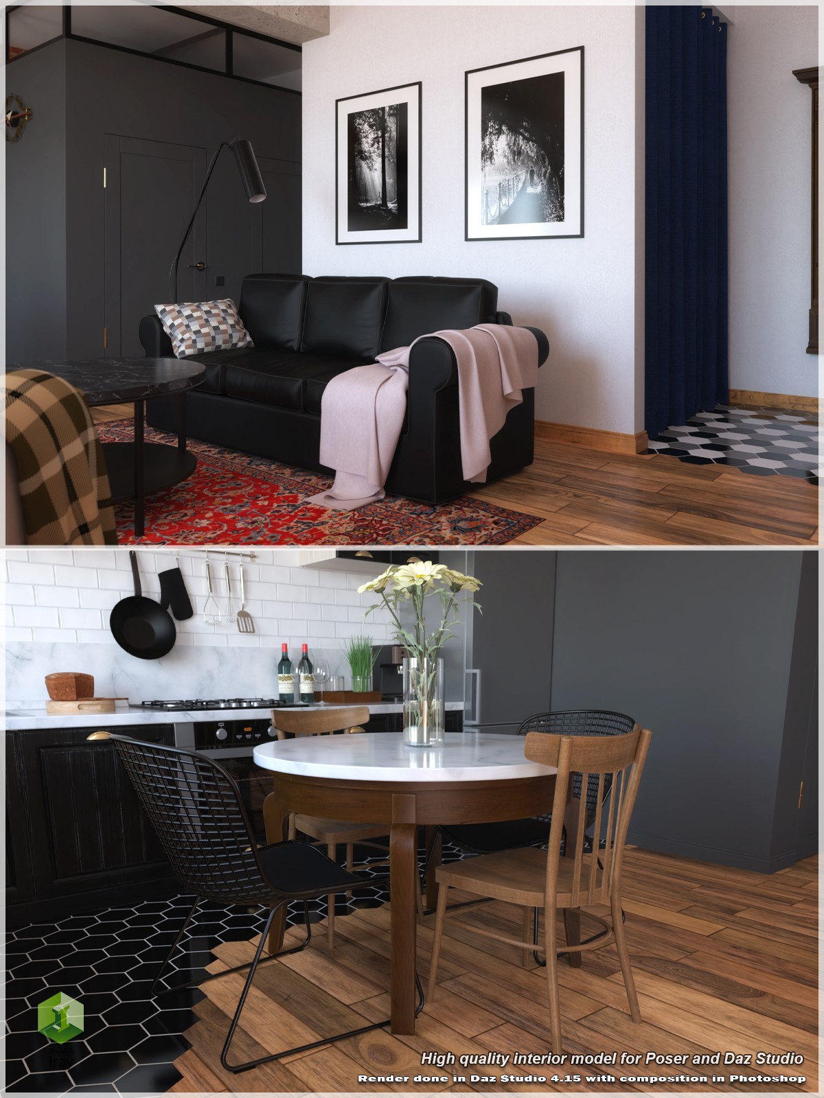 STZ Modern room 3 by N/A
