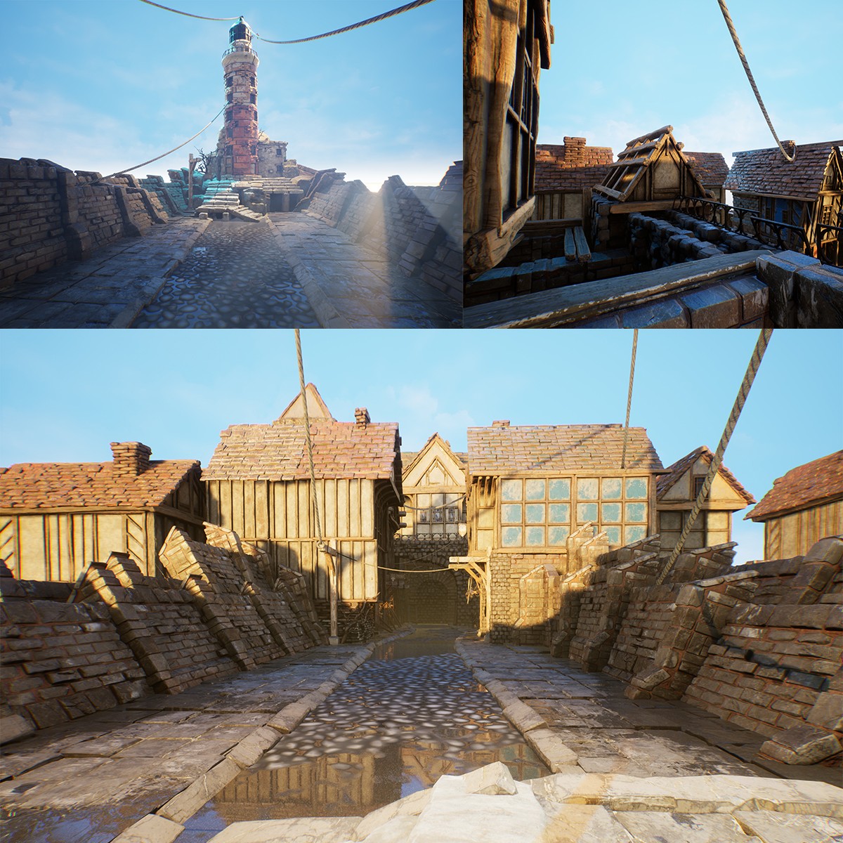 Fantasy Pirate Town by N/A