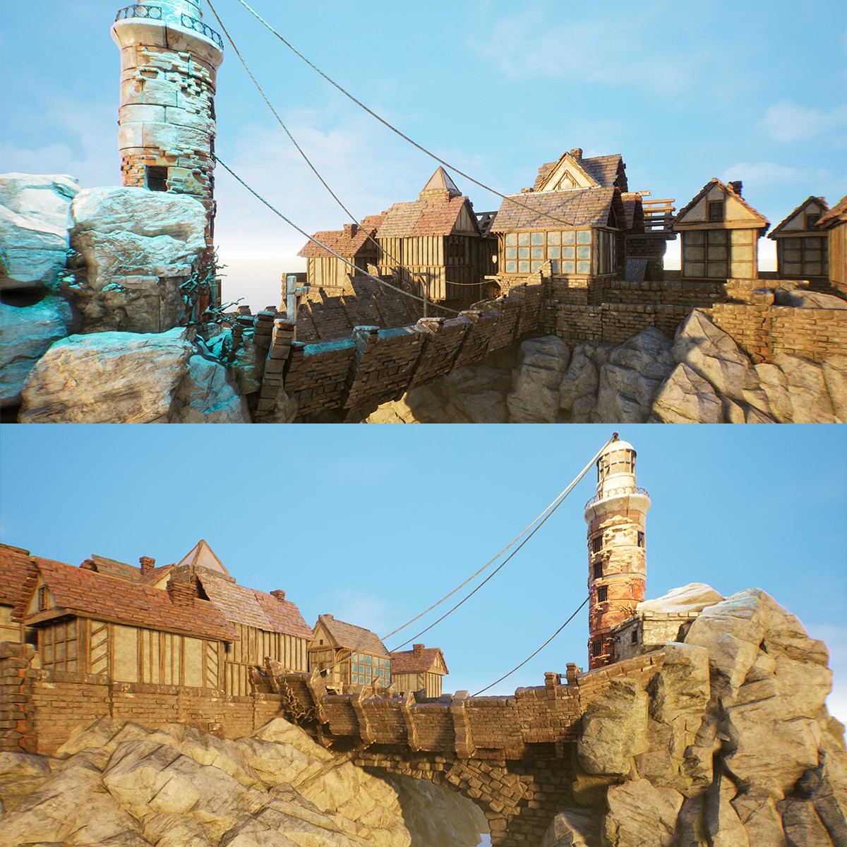 Fantasy Pirate Town by N/A
