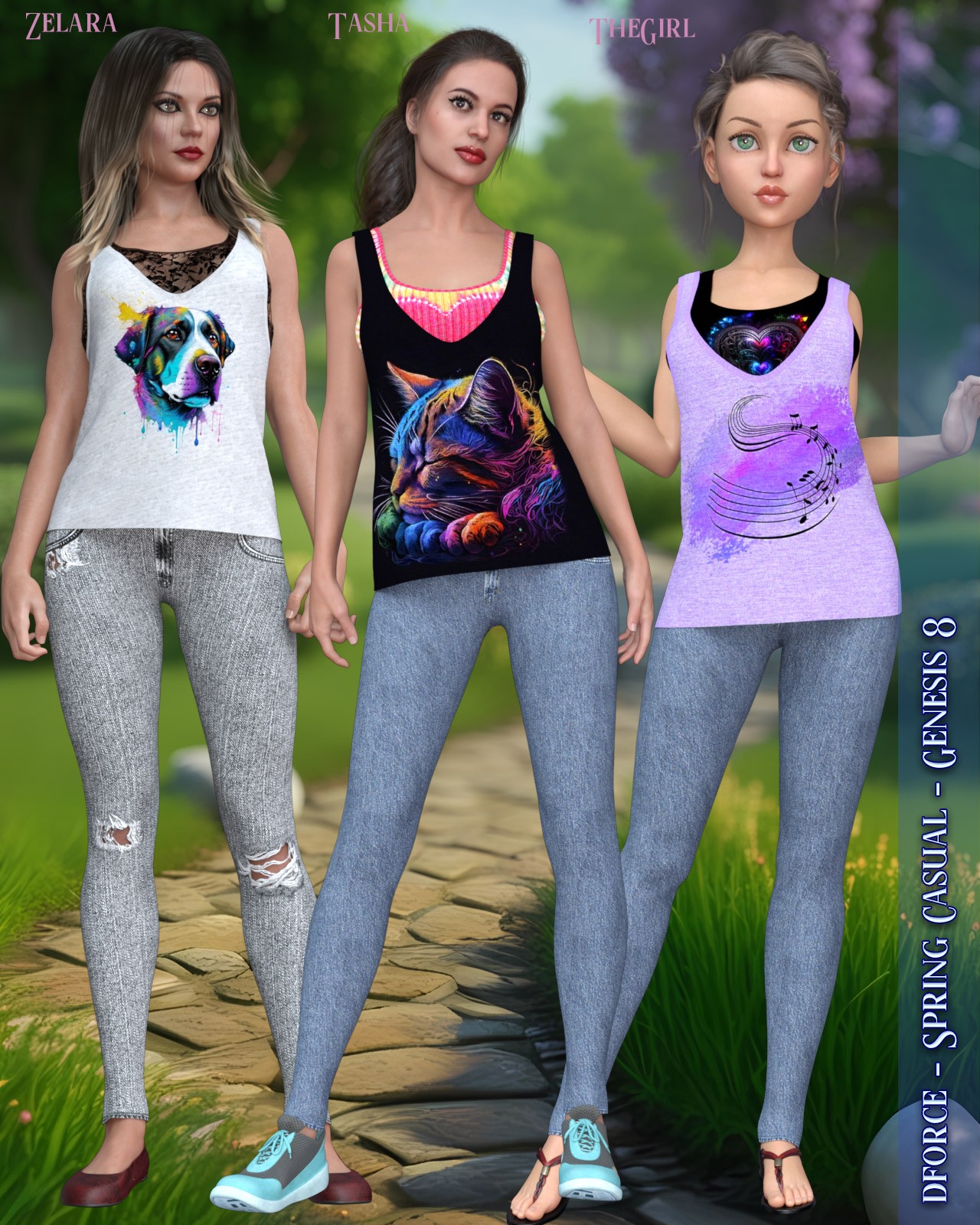 dforce - Spring Casual - Genesis 8 by N/A