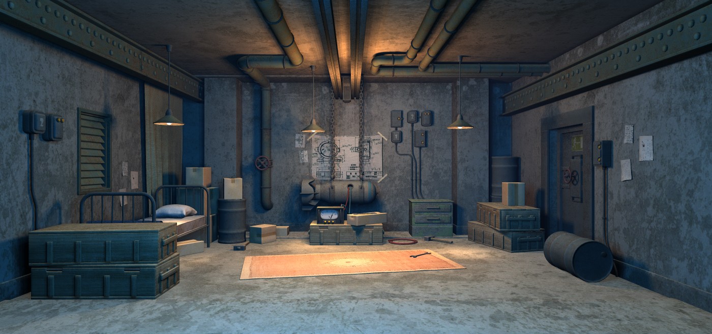 Bomb place set for Daz Studio by N/A