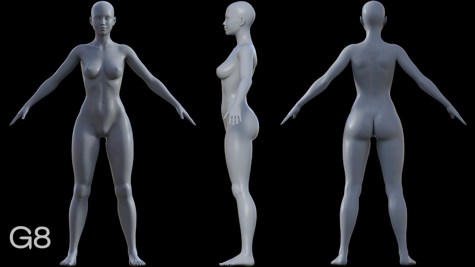 HF3D Callisto Shape and Poses for G8F and G9 by N/A