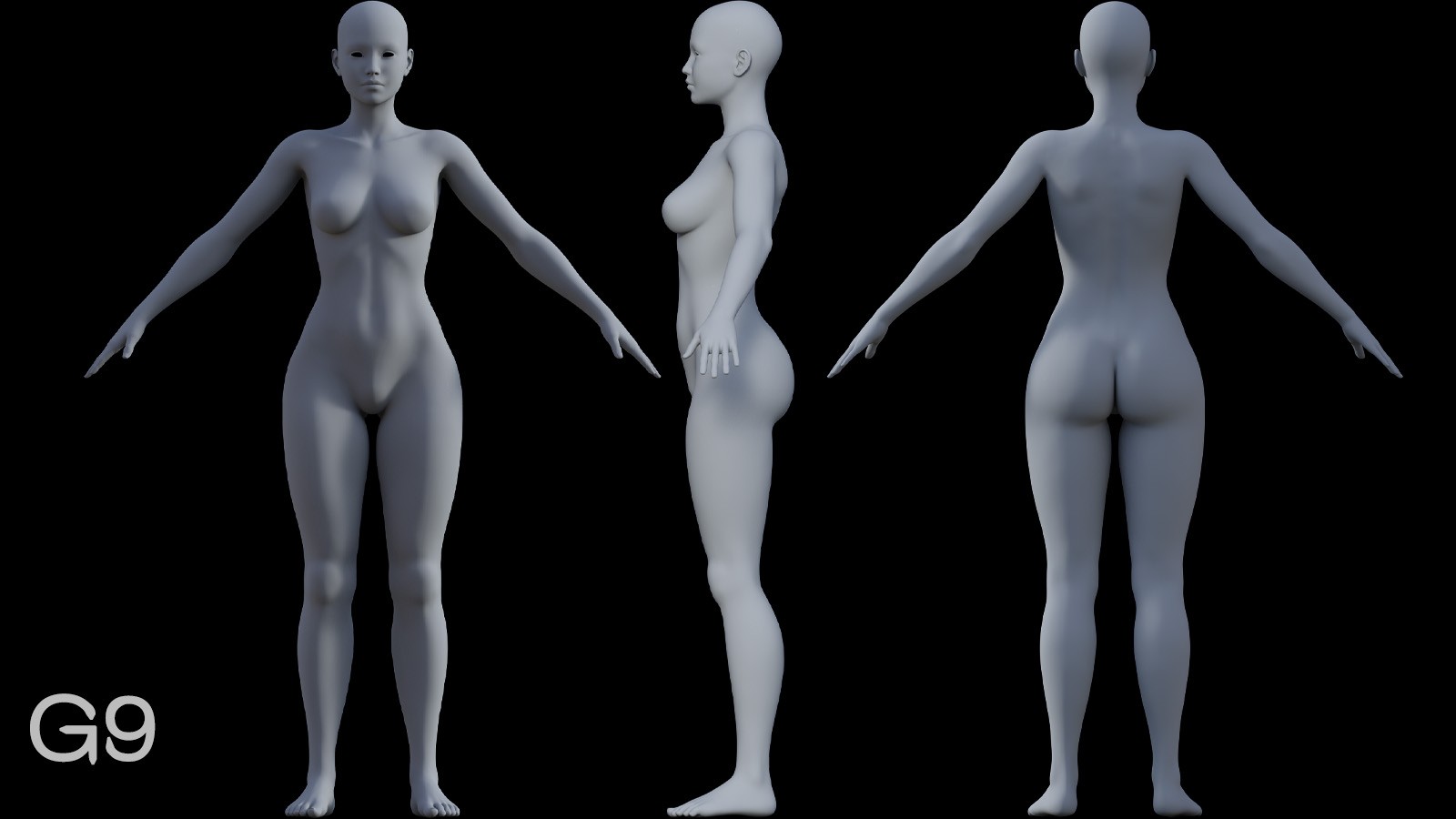 HF3D Callisto Shape and Poses for G8F and G9 by N/A