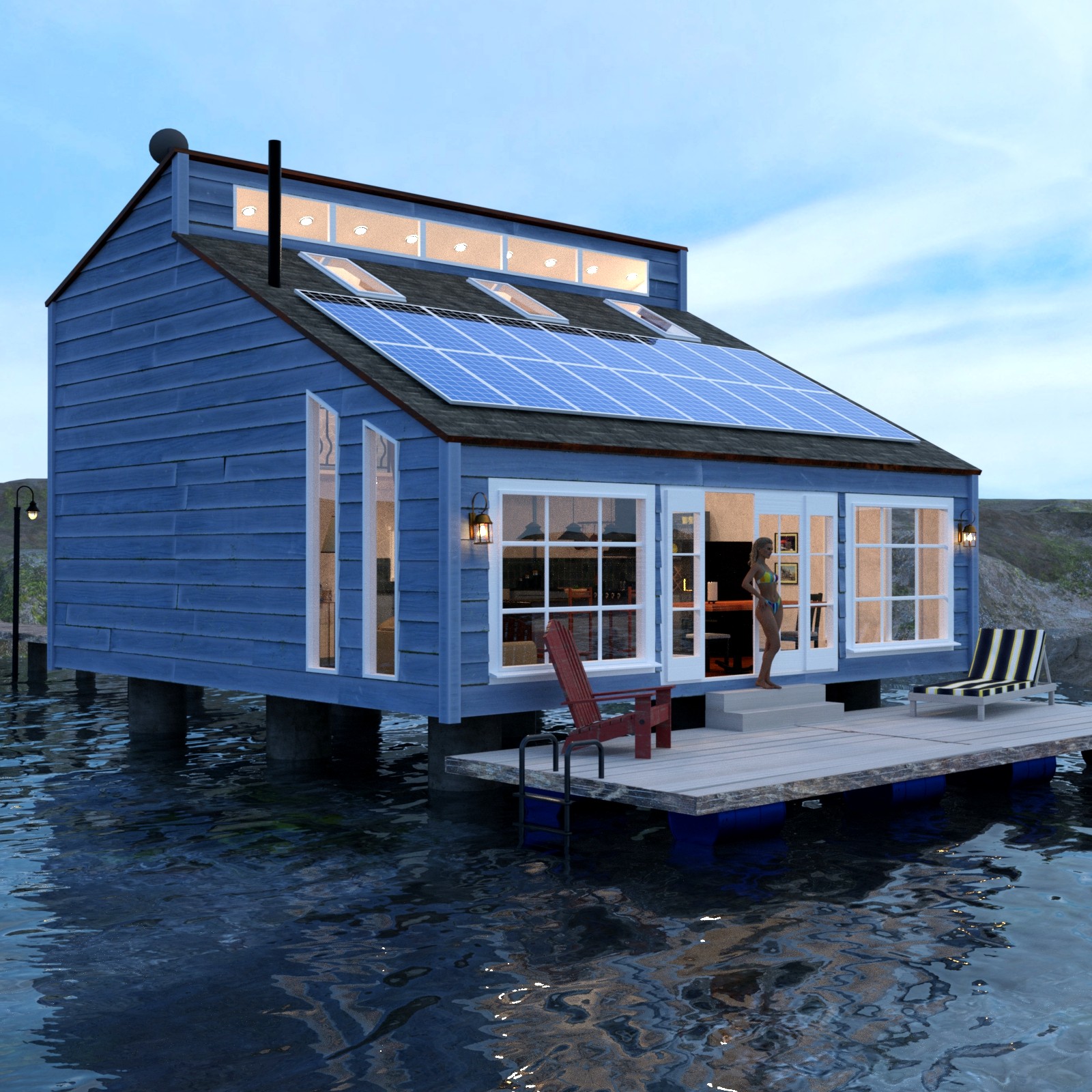 Bayview Cottage for DAZ Studio by N/A