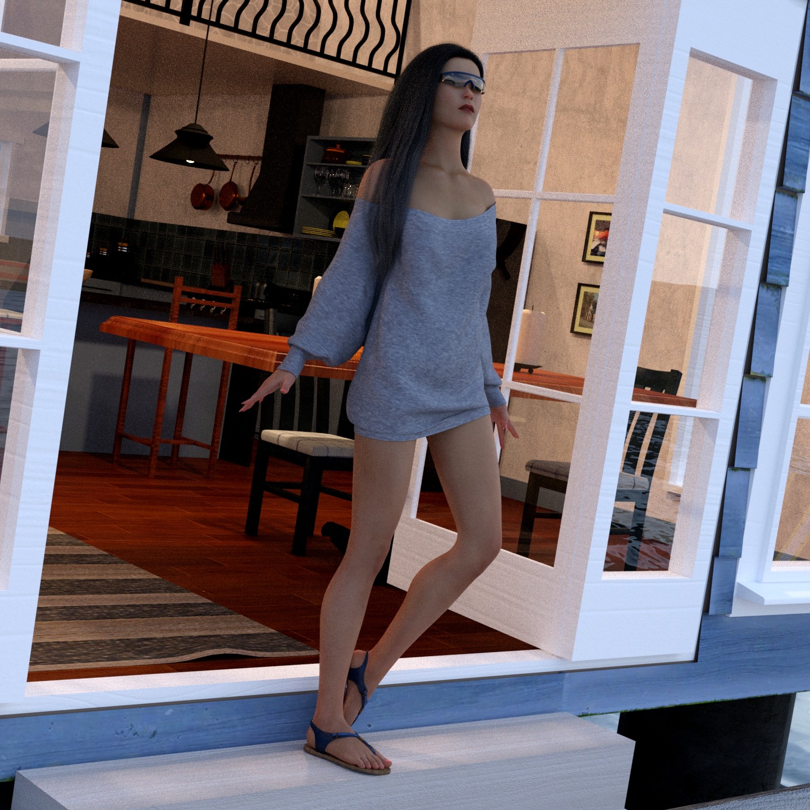 Bayview Cottage for DAZ Studio by N/A
