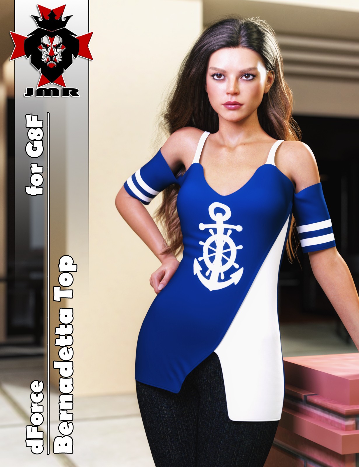 JMR dForce Bernadetta Top for G8F by N/A