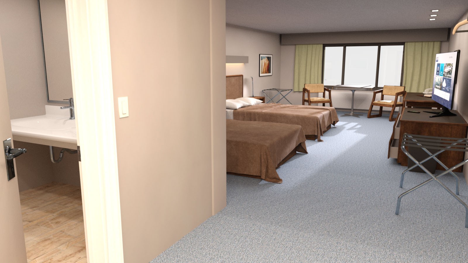 1stBastion- DoubleQueenBeds-HotelRoom by N/A