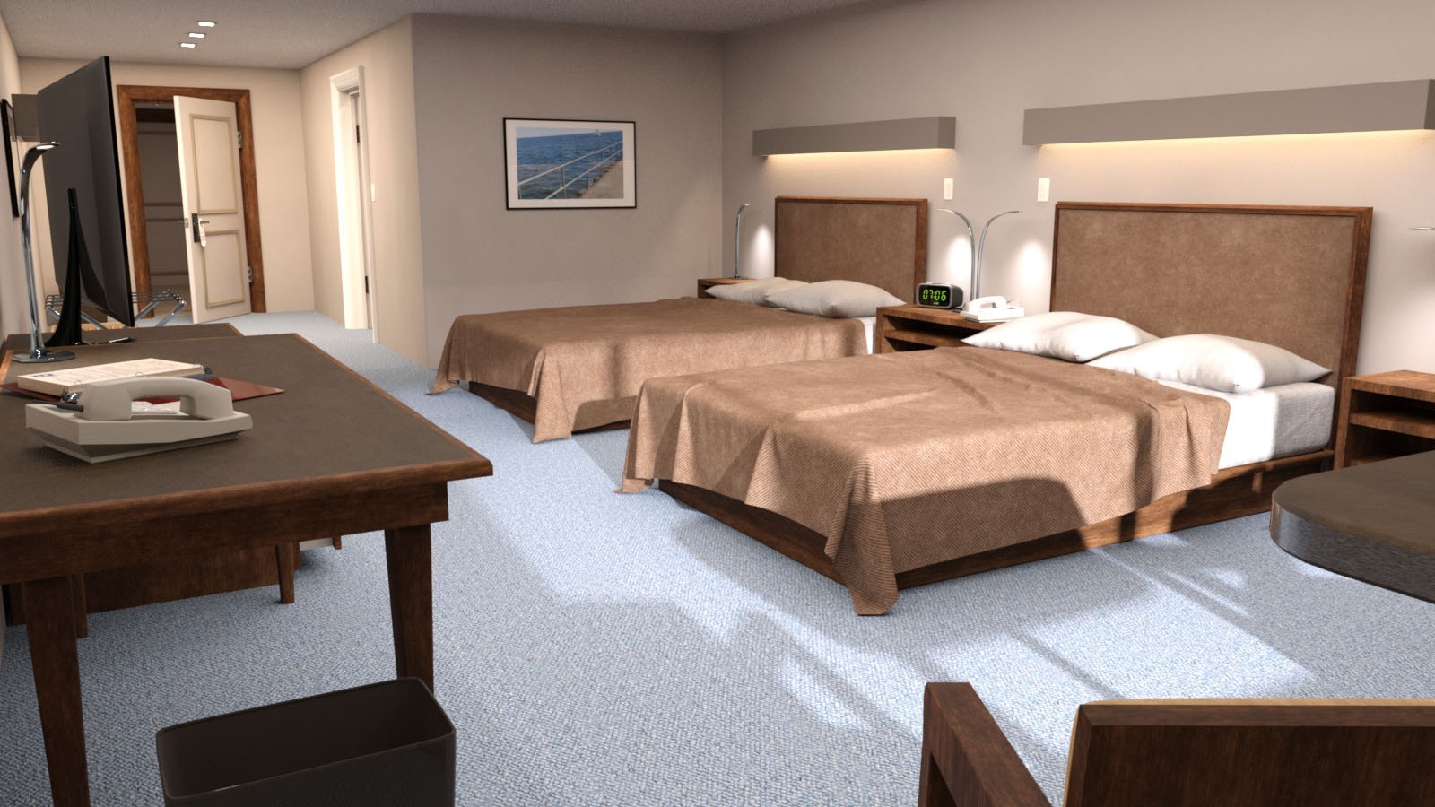 1stBastion- DoubleQueenBeds-HotelRoom by N/A