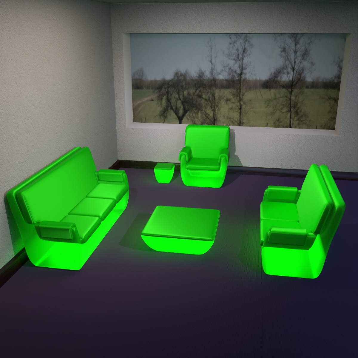 Emiss Lounge Suite for Daz Studio by N/A