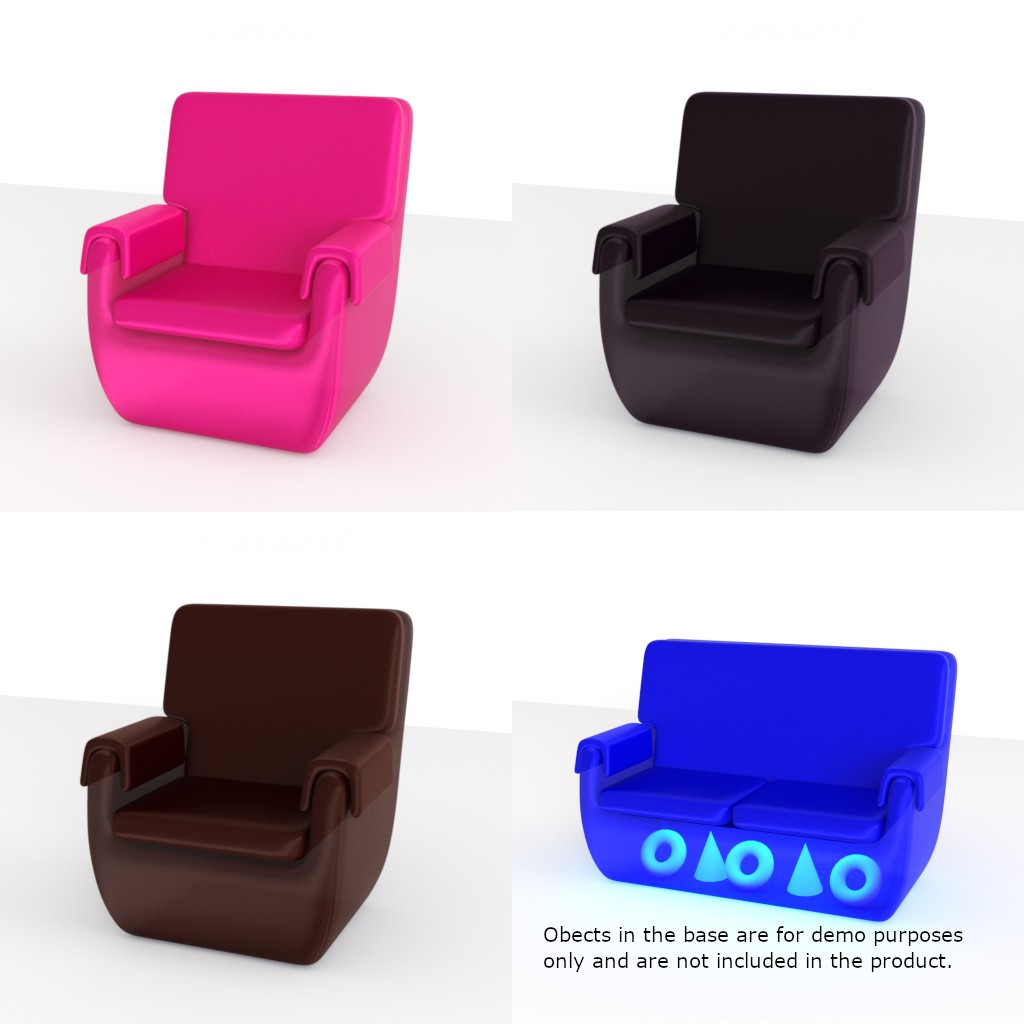 Emiss Lounge Suite for Daz Studio by N/A