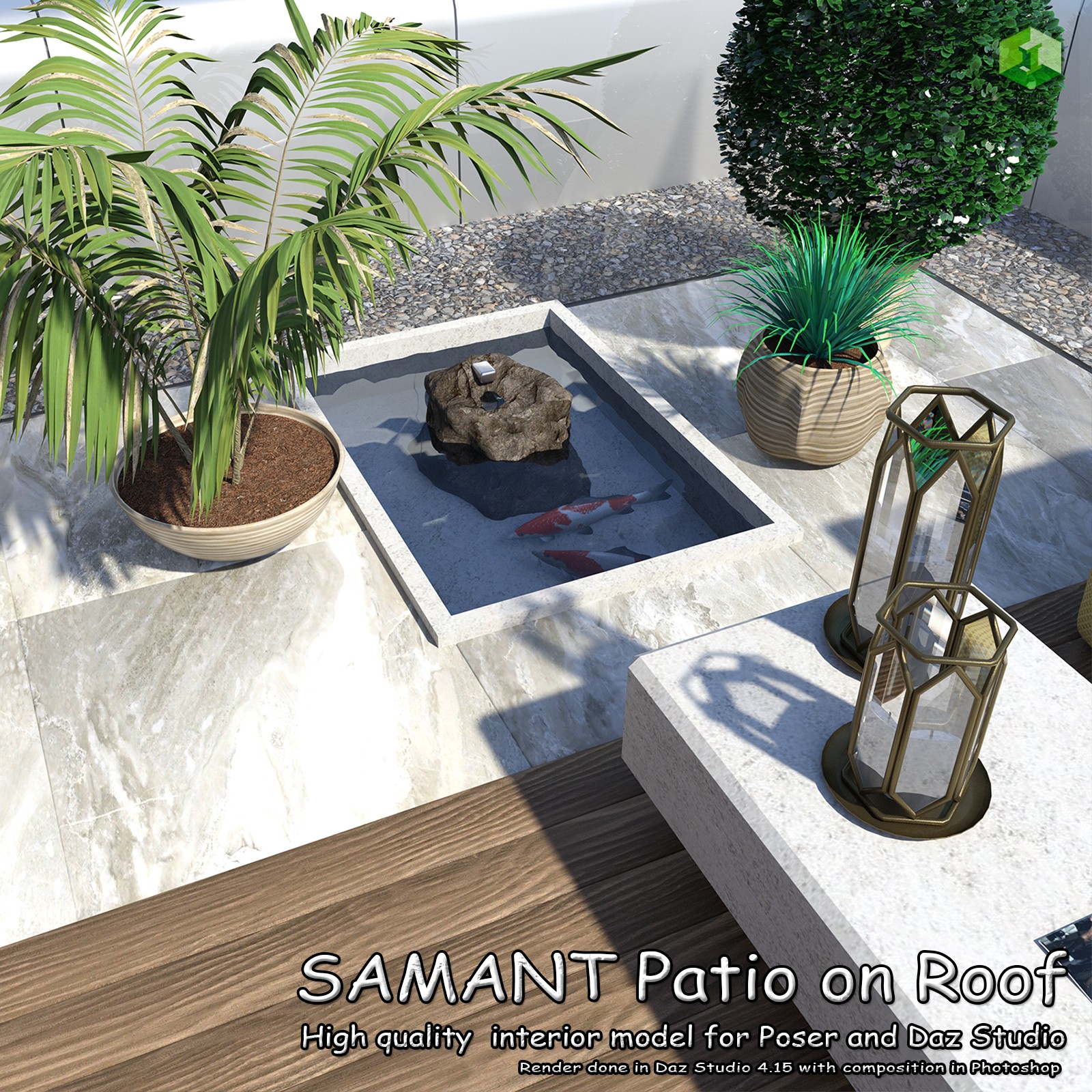 SAMANT Patio on Roof by N/A
