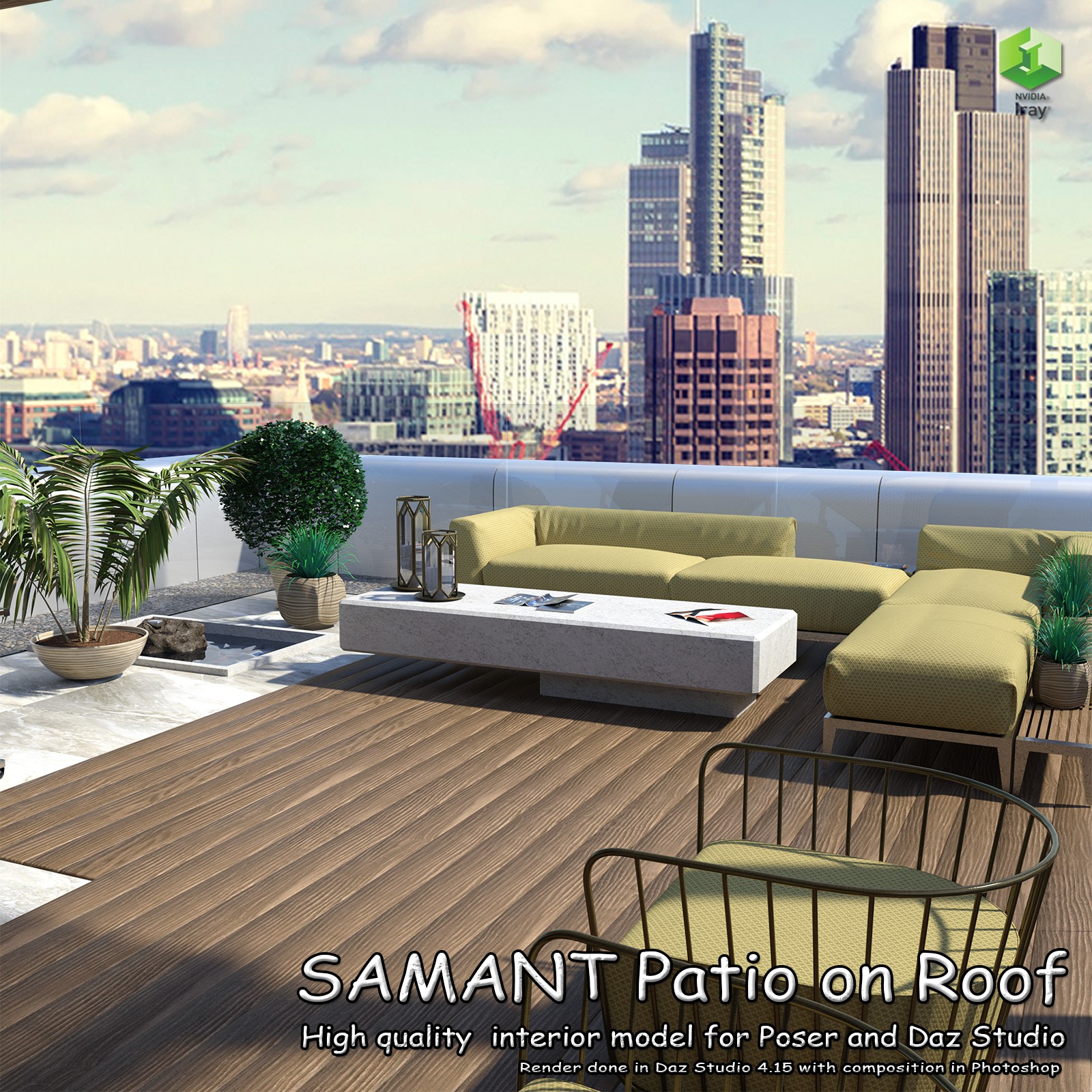 SAMANT Patio on Roof by N/A