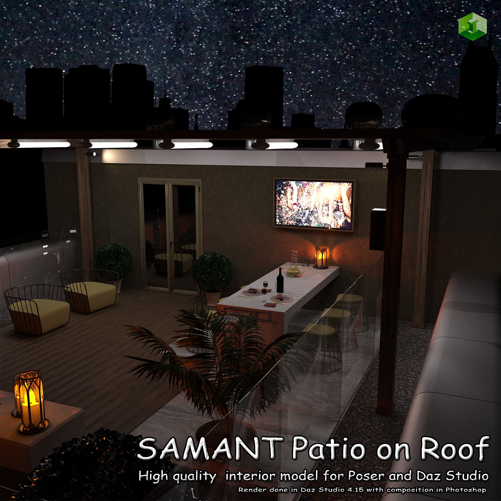 SAMANT Patio on Roof by N/A