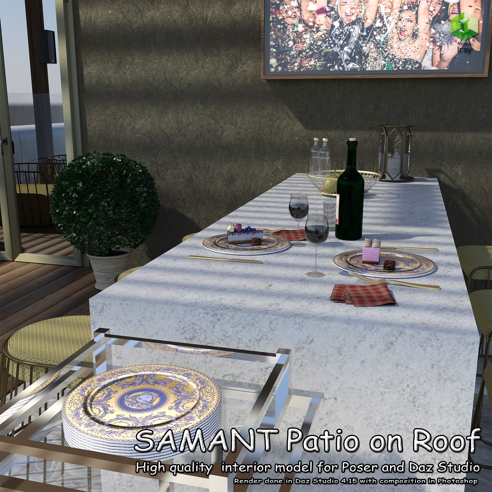 SAMANT Patio on Roof by N/A