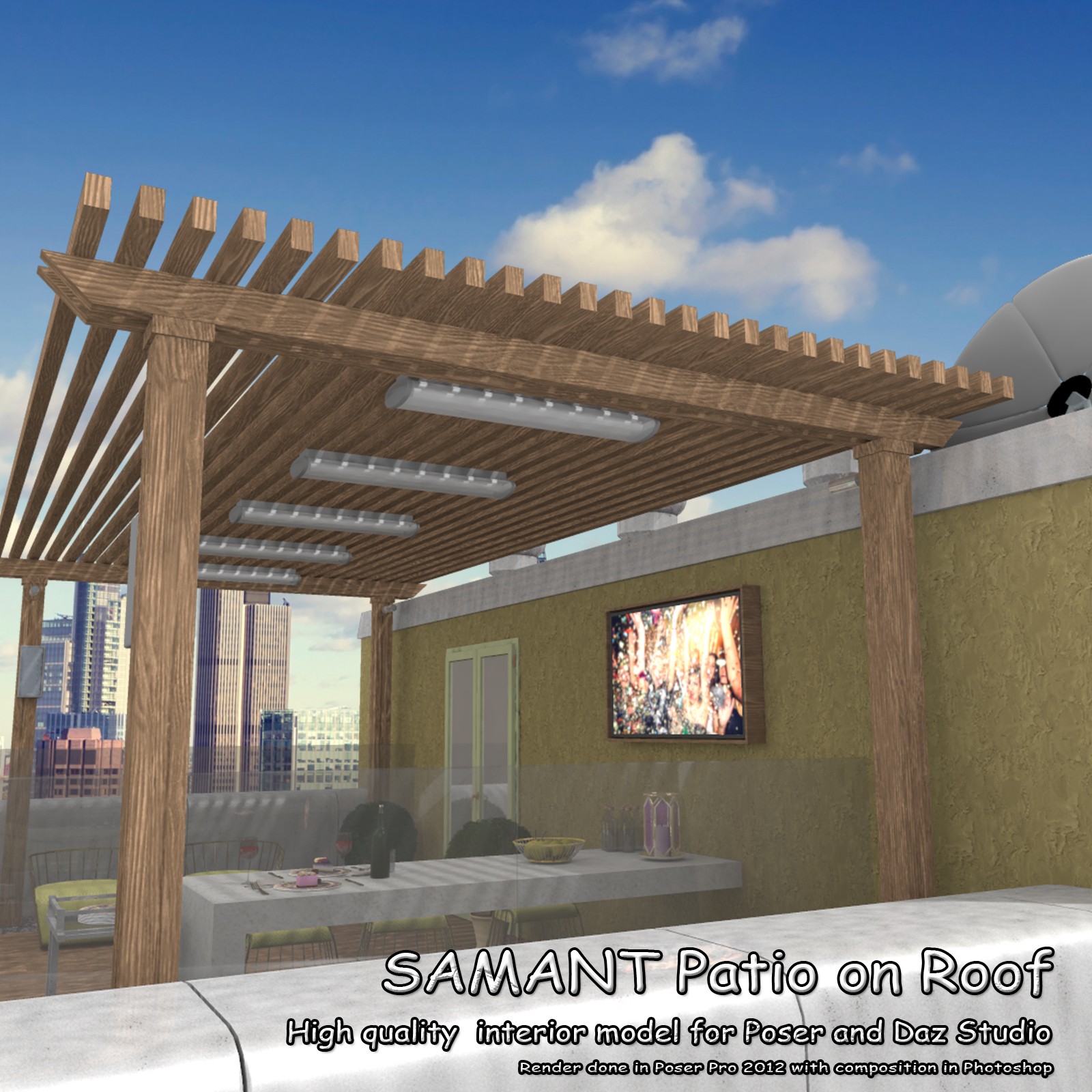 SAMANT Patio on Roof by N/A