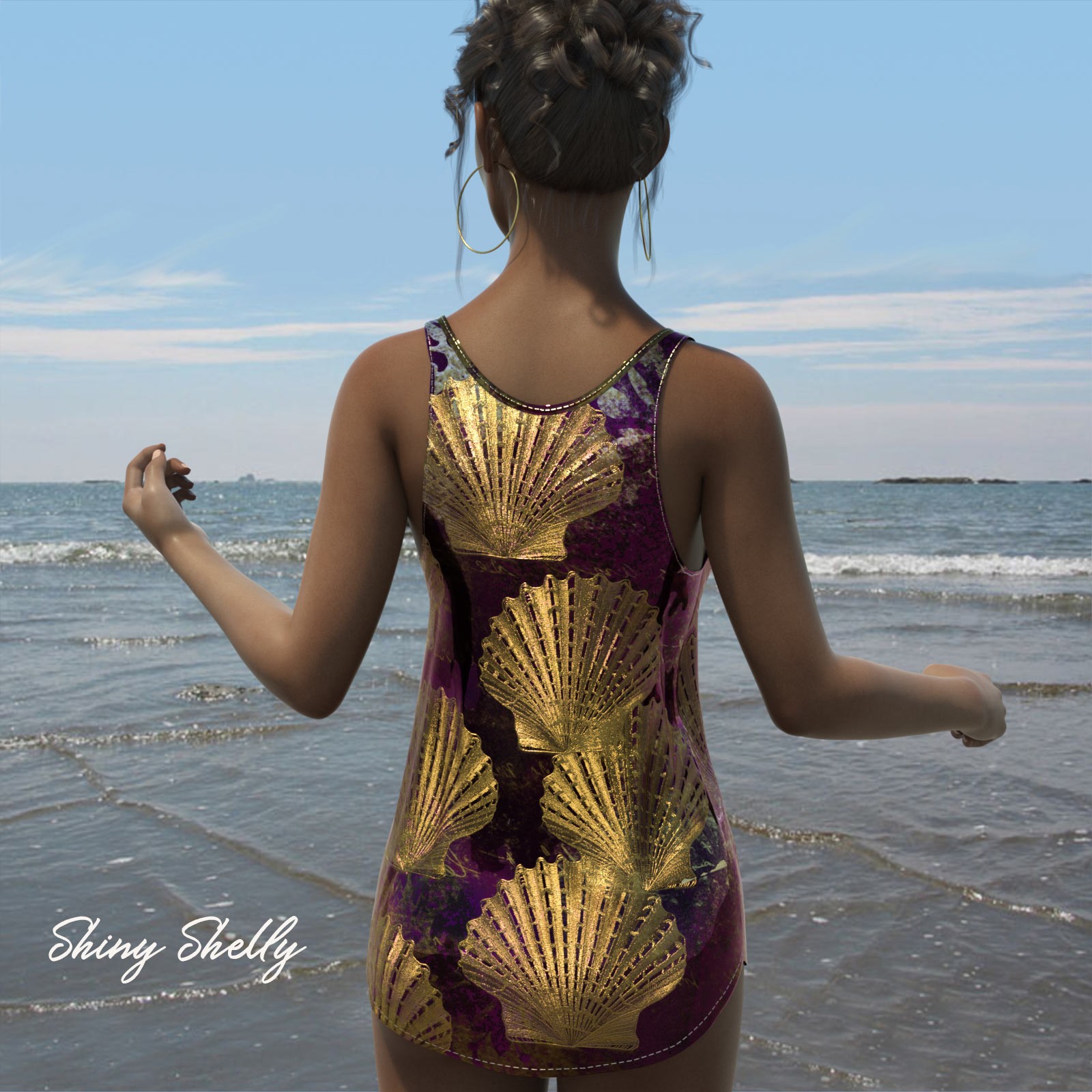 Ocean Dreams Add-On For the Loose Fitting Summer Tank by N/A
