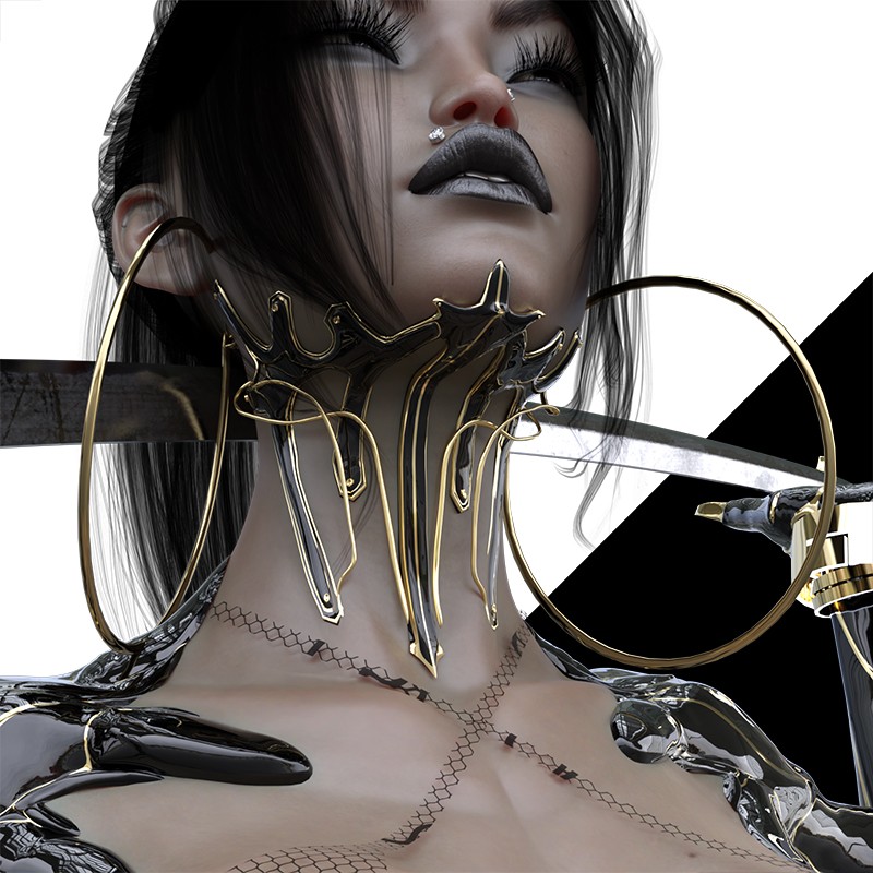 Cyber Limbs for Genesis 8/8.1 Female by N/A
