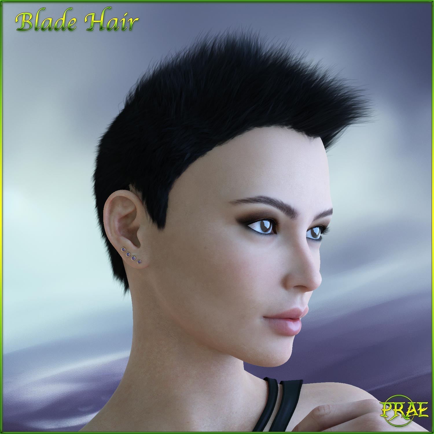 Prae-Blade Hair For G8/G9 Daz by N/A