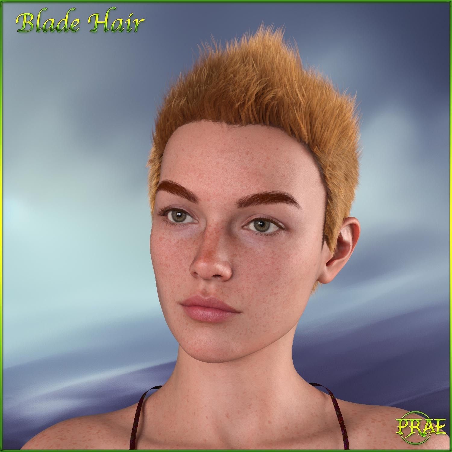 Prae-Blade Hair For G8/G9 Daz by N/A