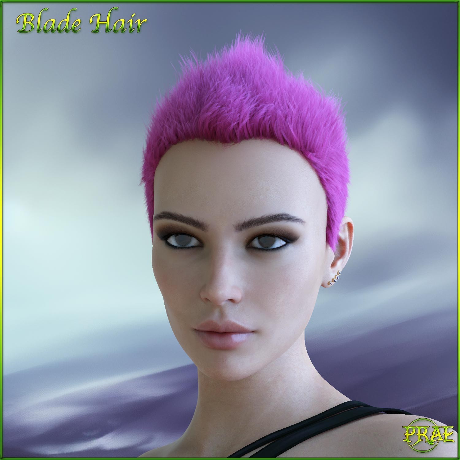 Prae-Blade Hair For G8/G9 Daz by N/A